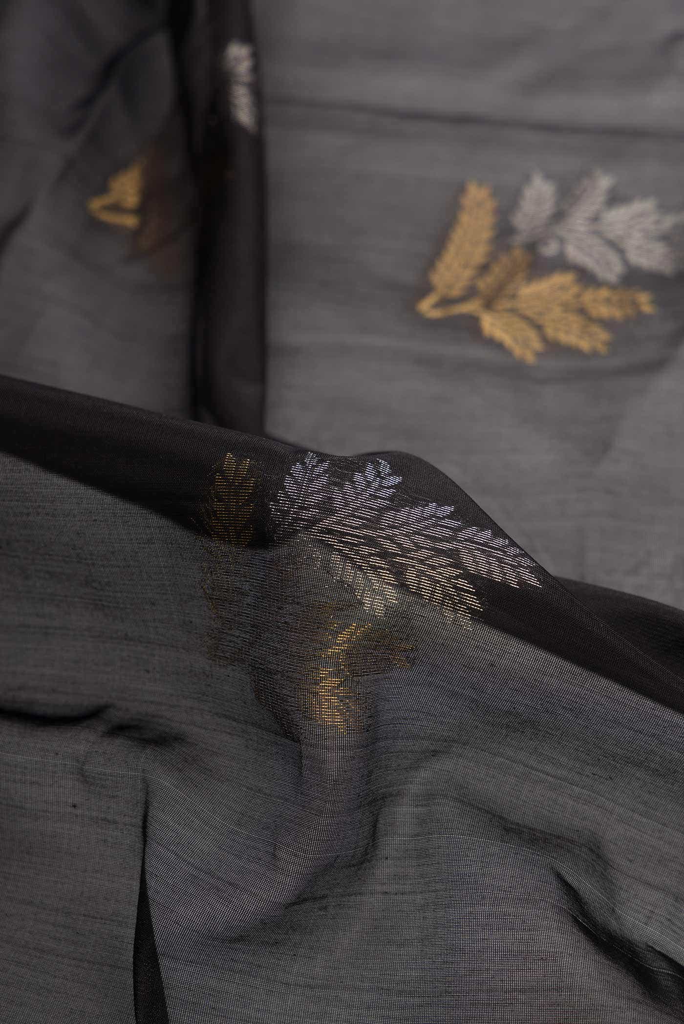 Black Silk Cotton Saree