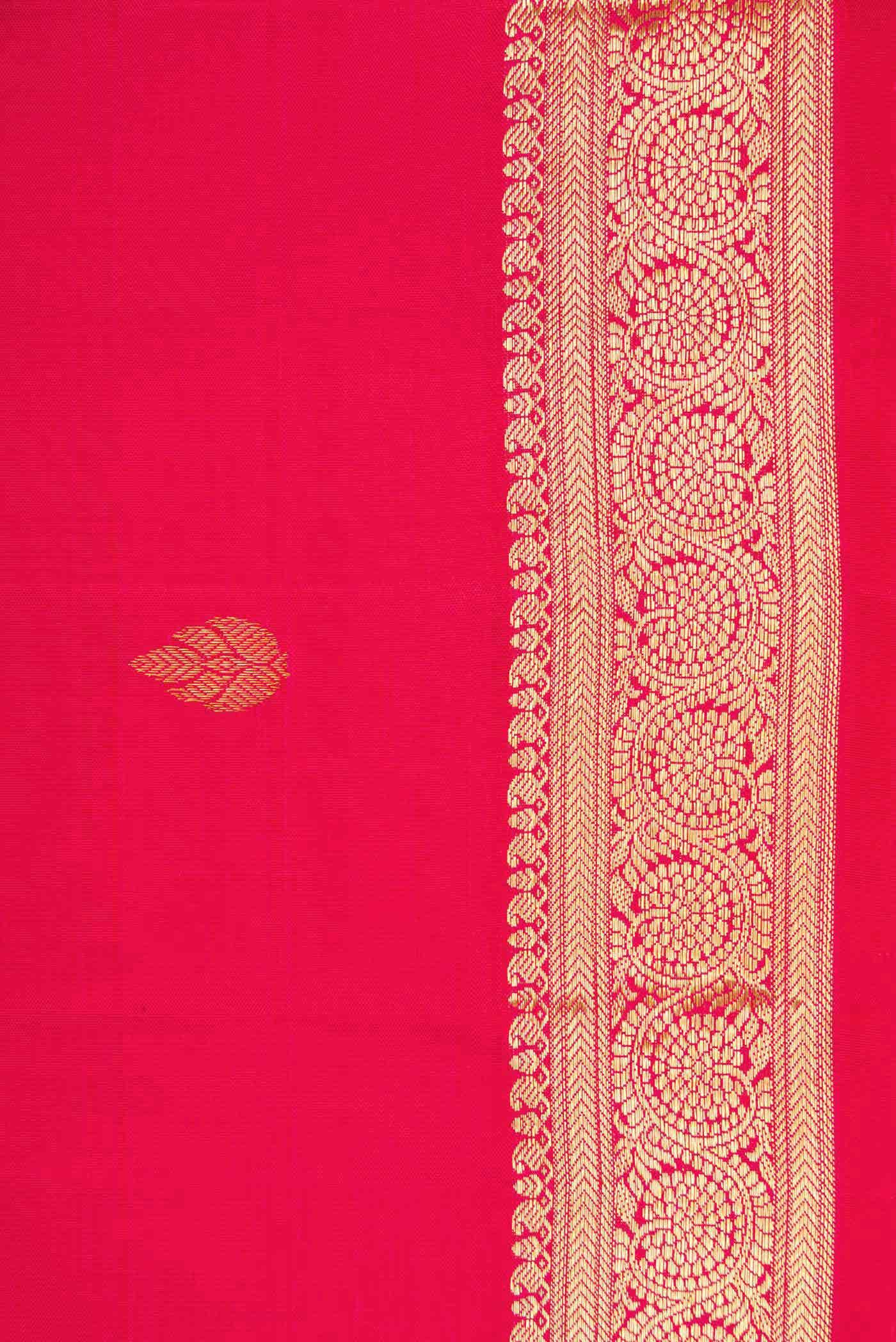 Pink Dual Tone Kanchipuram Silk Saree