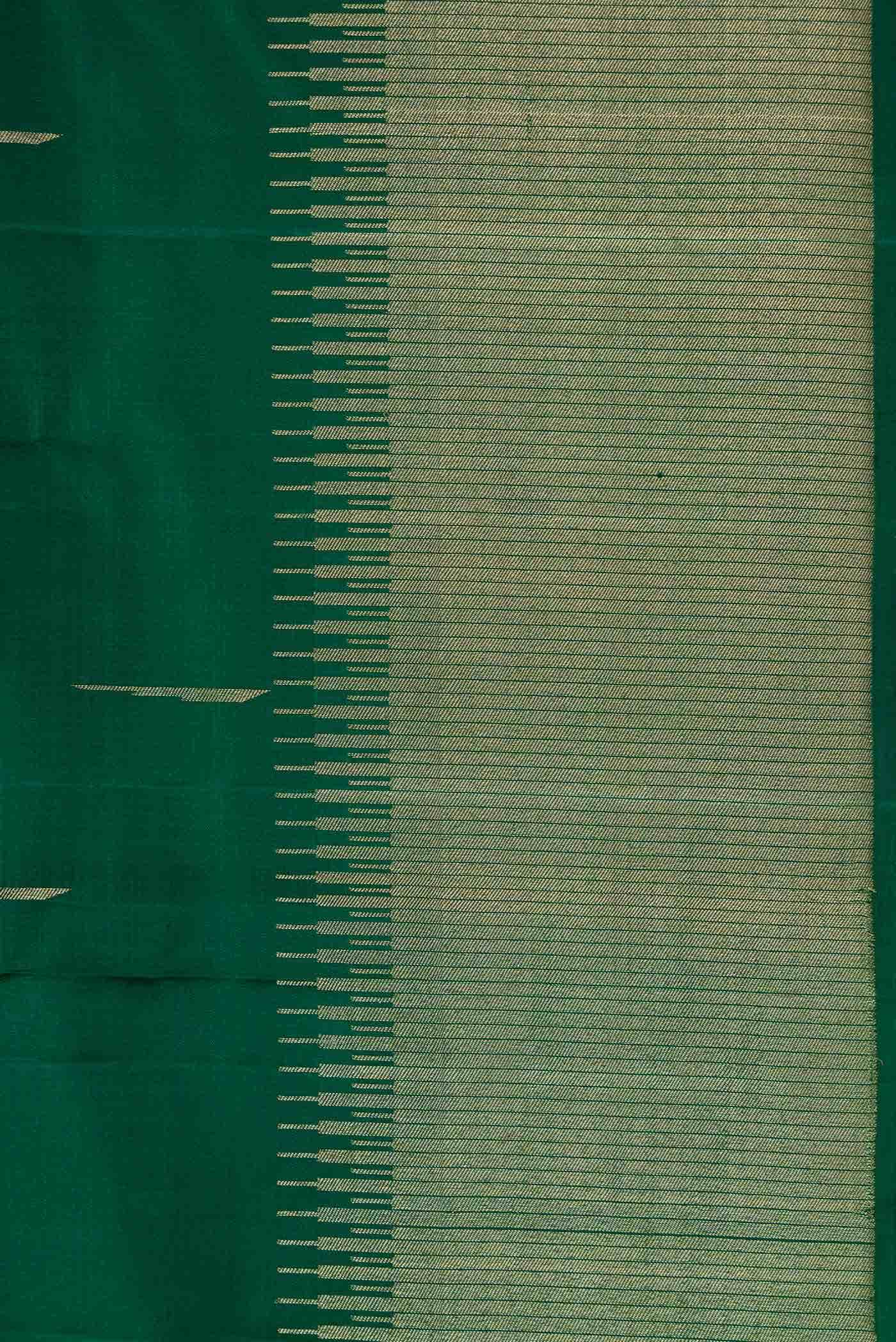 Green Dual Tone Kanchipuram Silk Saree