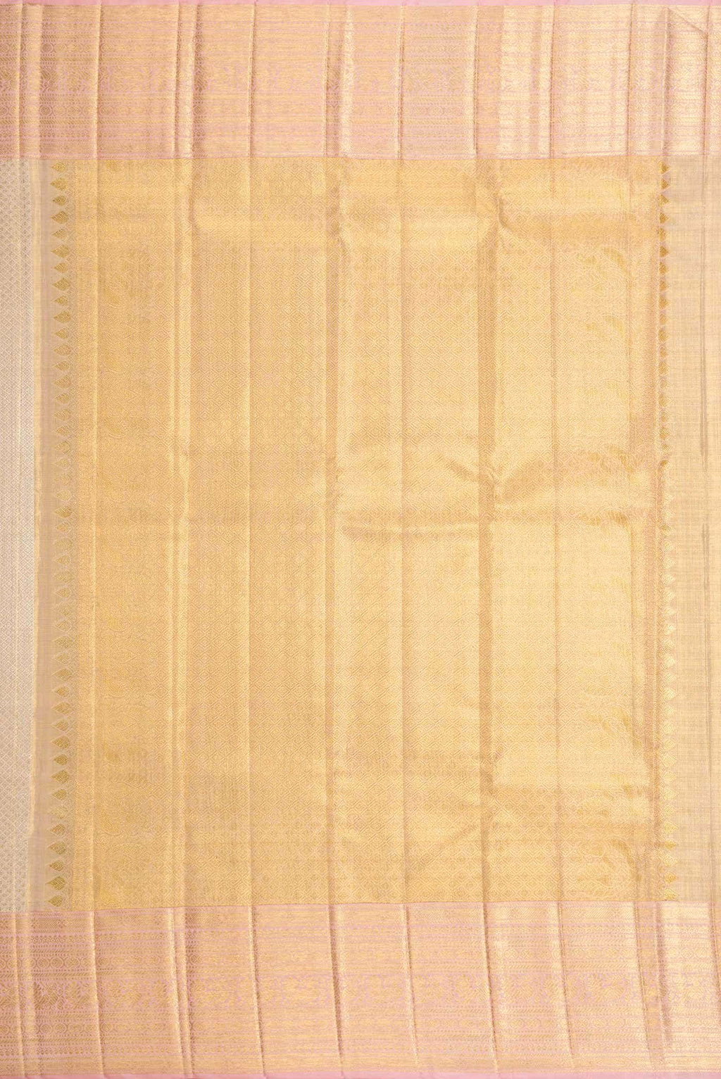 Gold Dual Tone Kanchipuram Tissue Silk Saree