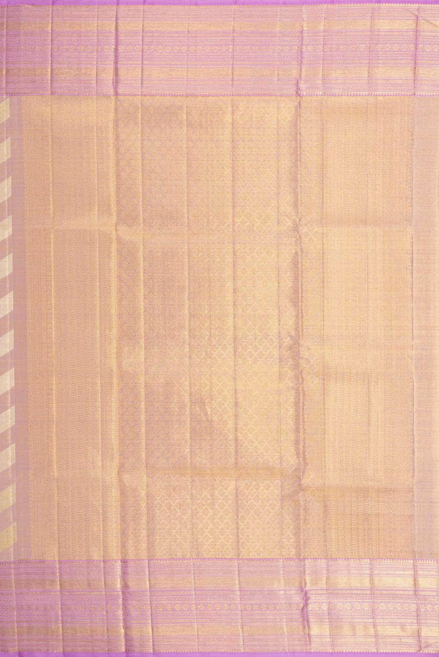 Lavender Dual Tone Kanchipuram Tissue Silk Saree