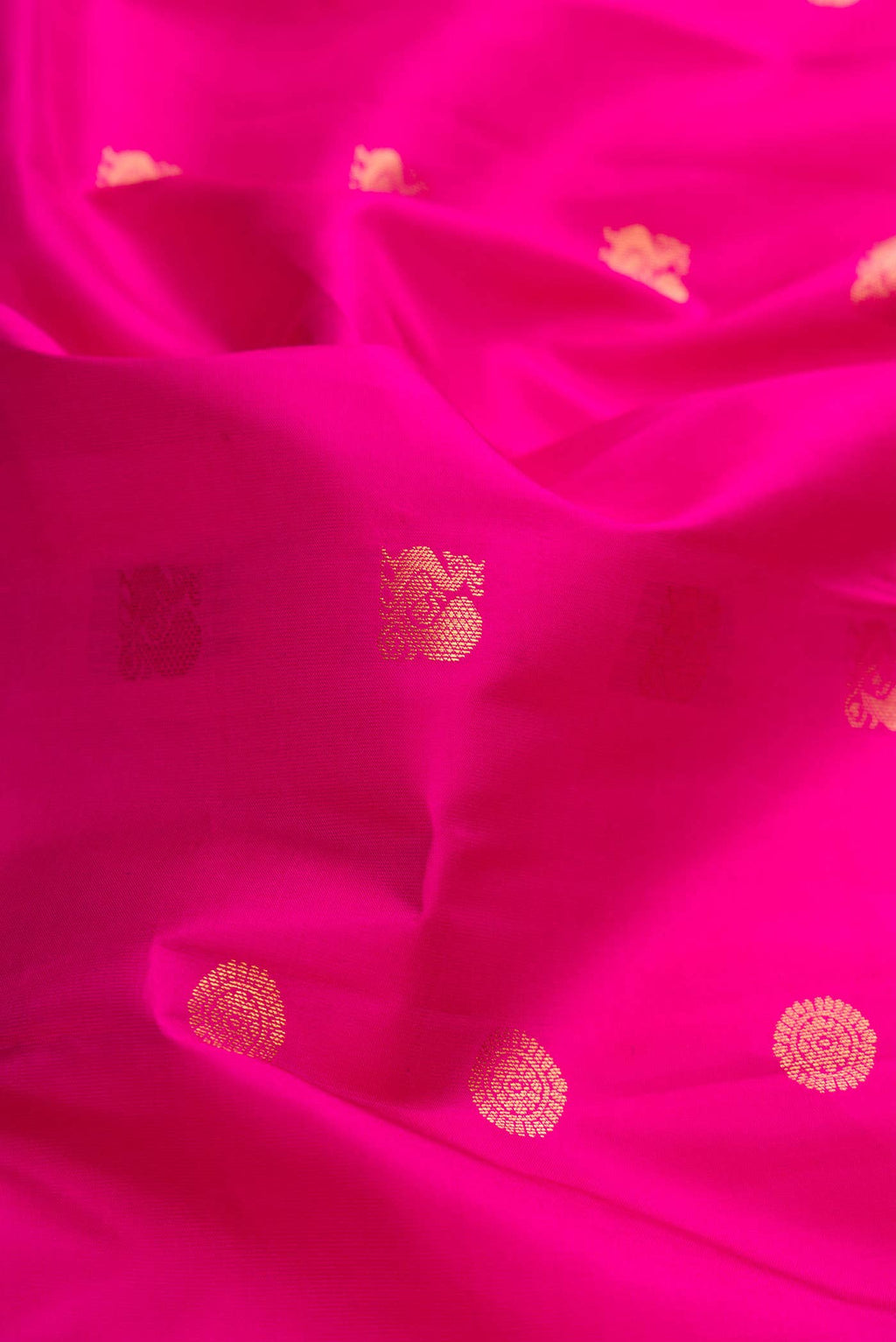 Pink Dual Tone Kanchipuram Silk Saree