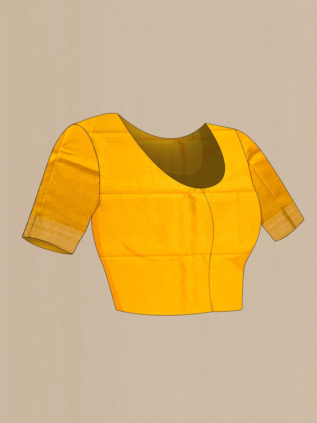 Coffee Brown Dual Tone Kanchipuram Silk Saree