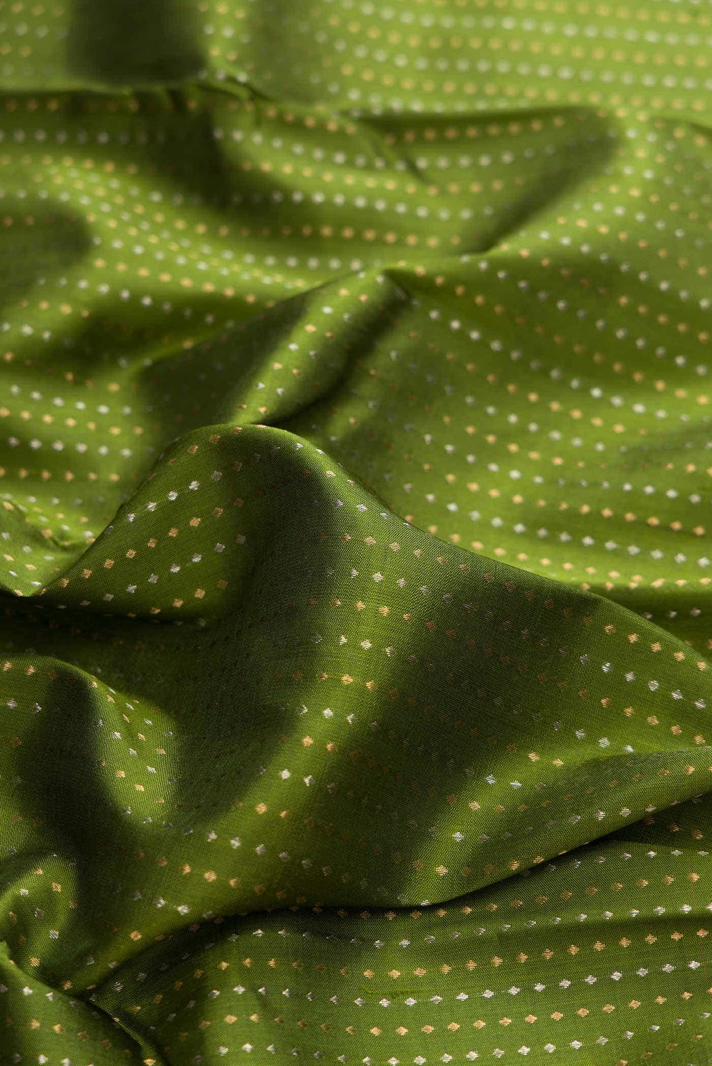 Green Dual Tone Kanchipuram Silk Saree