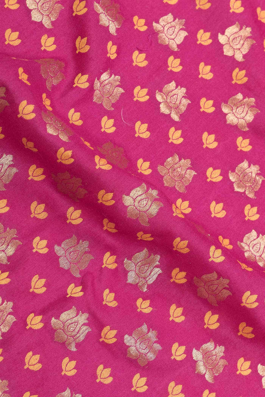 Pink Dual Tone Banarasi Georgette Saree