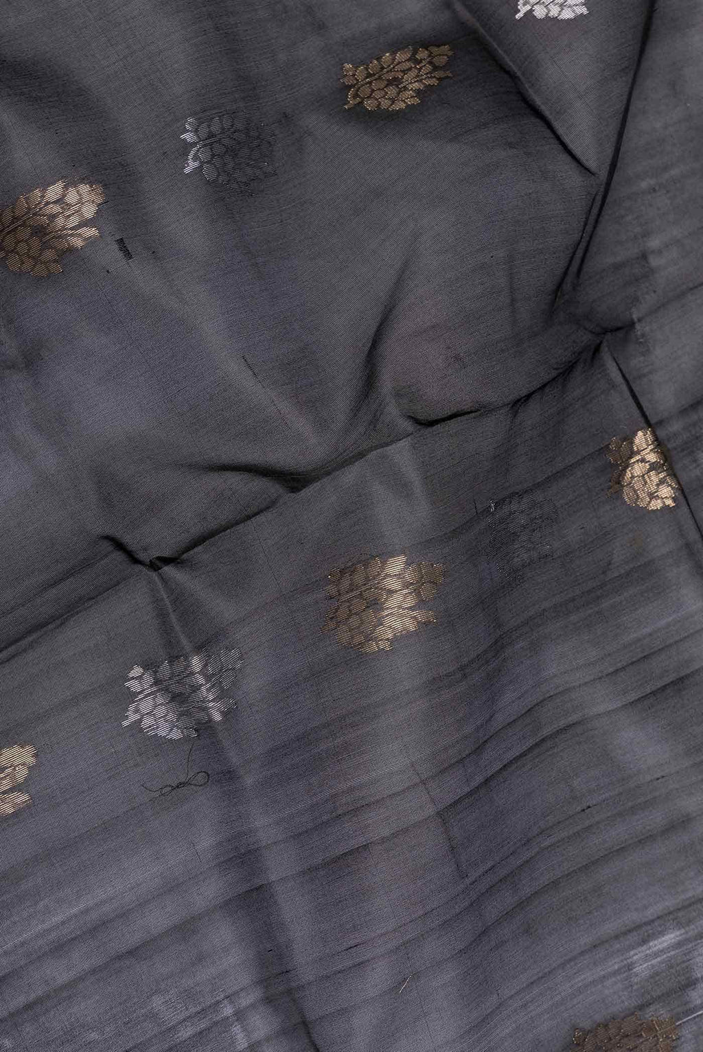 Black Dual Tone Chanderi Silk Saree