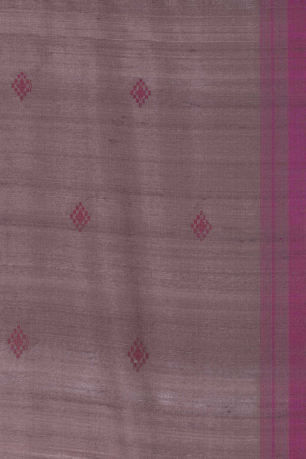 Rose Gold Dual Tone Tussar Silk Saree