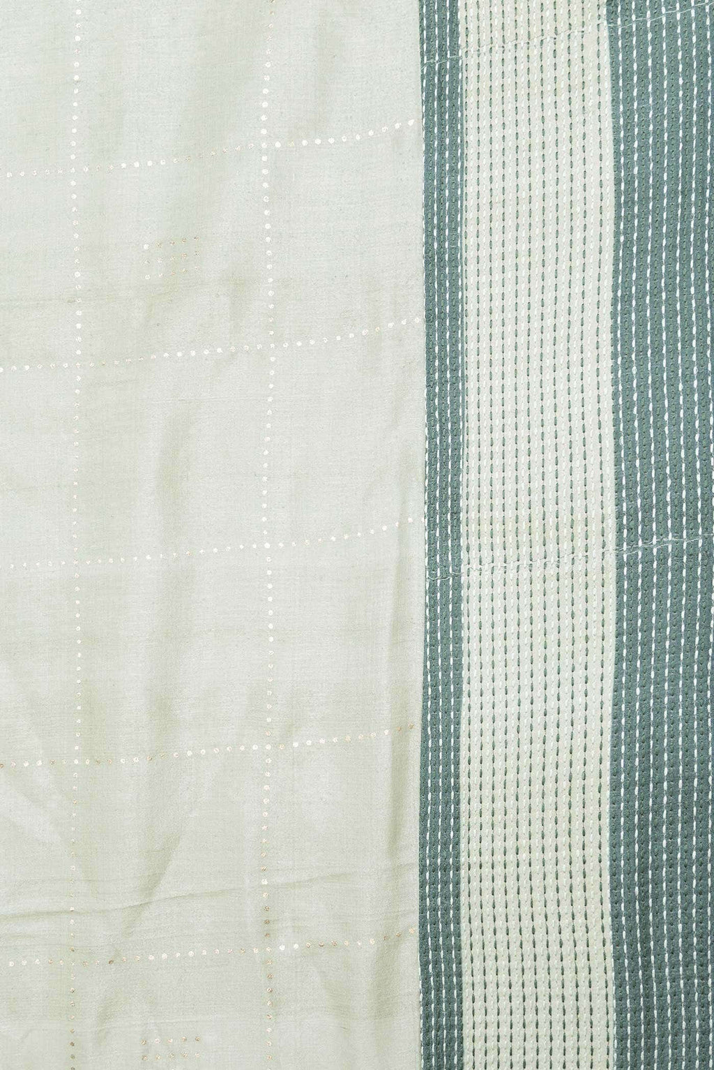 Light Green Dual Tone Tussar Silk Saree
