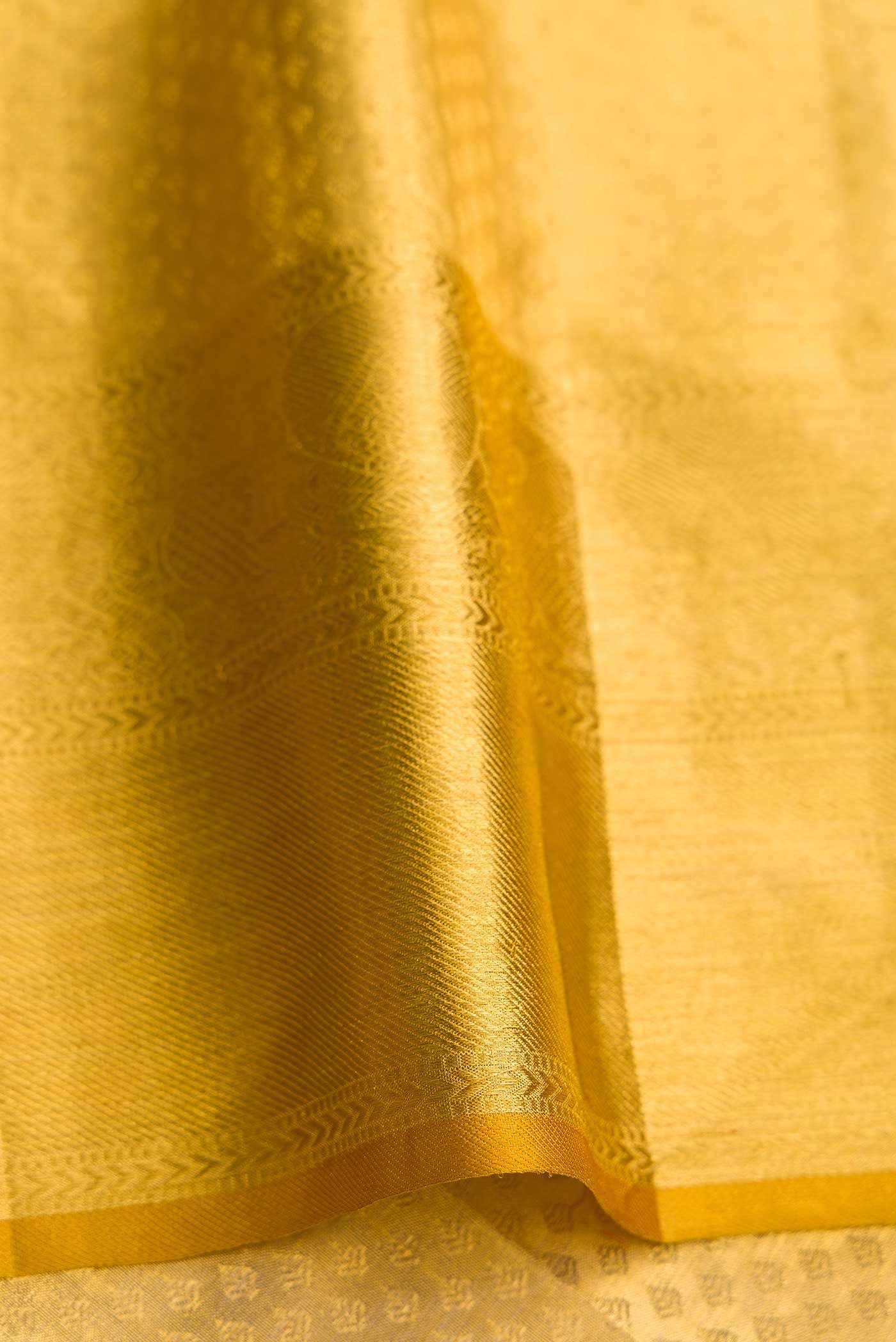 Gold Kanchipuram Tissue Silk Saree