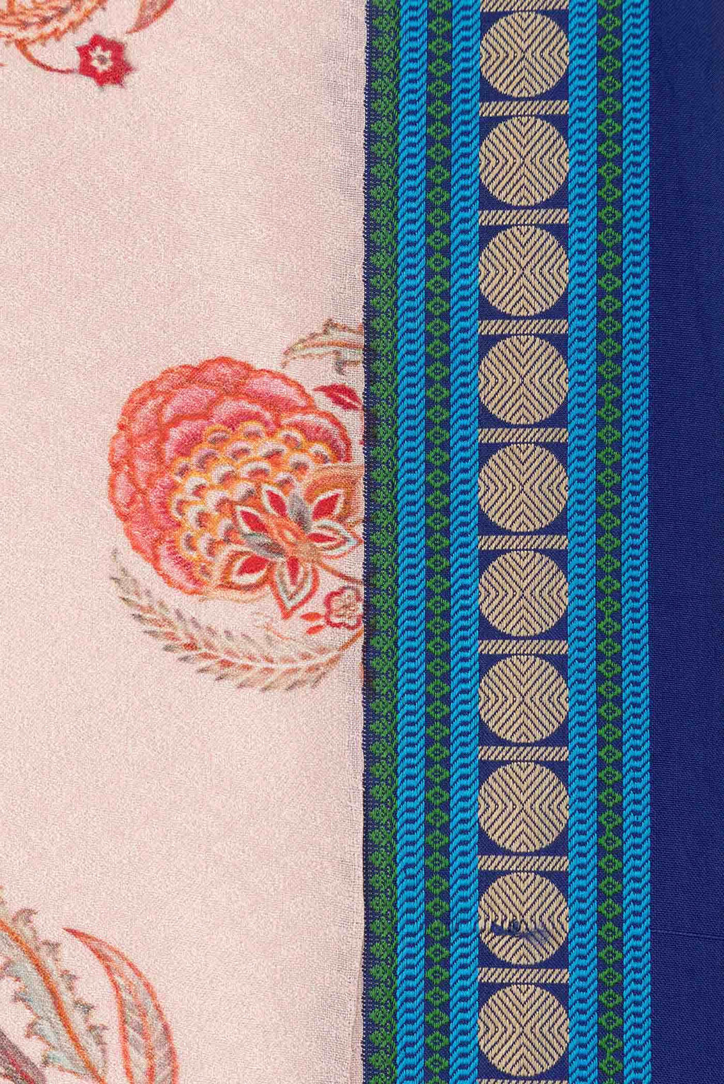 Rose Gold Kanchipuram Silk Saree