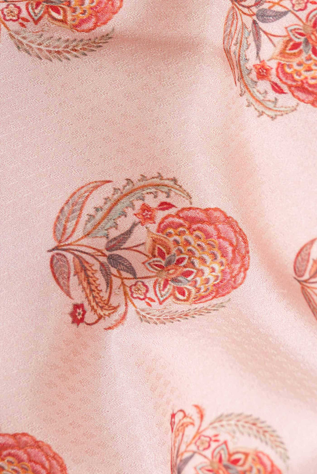 Rose Gold Kanchipuram Silk Saree