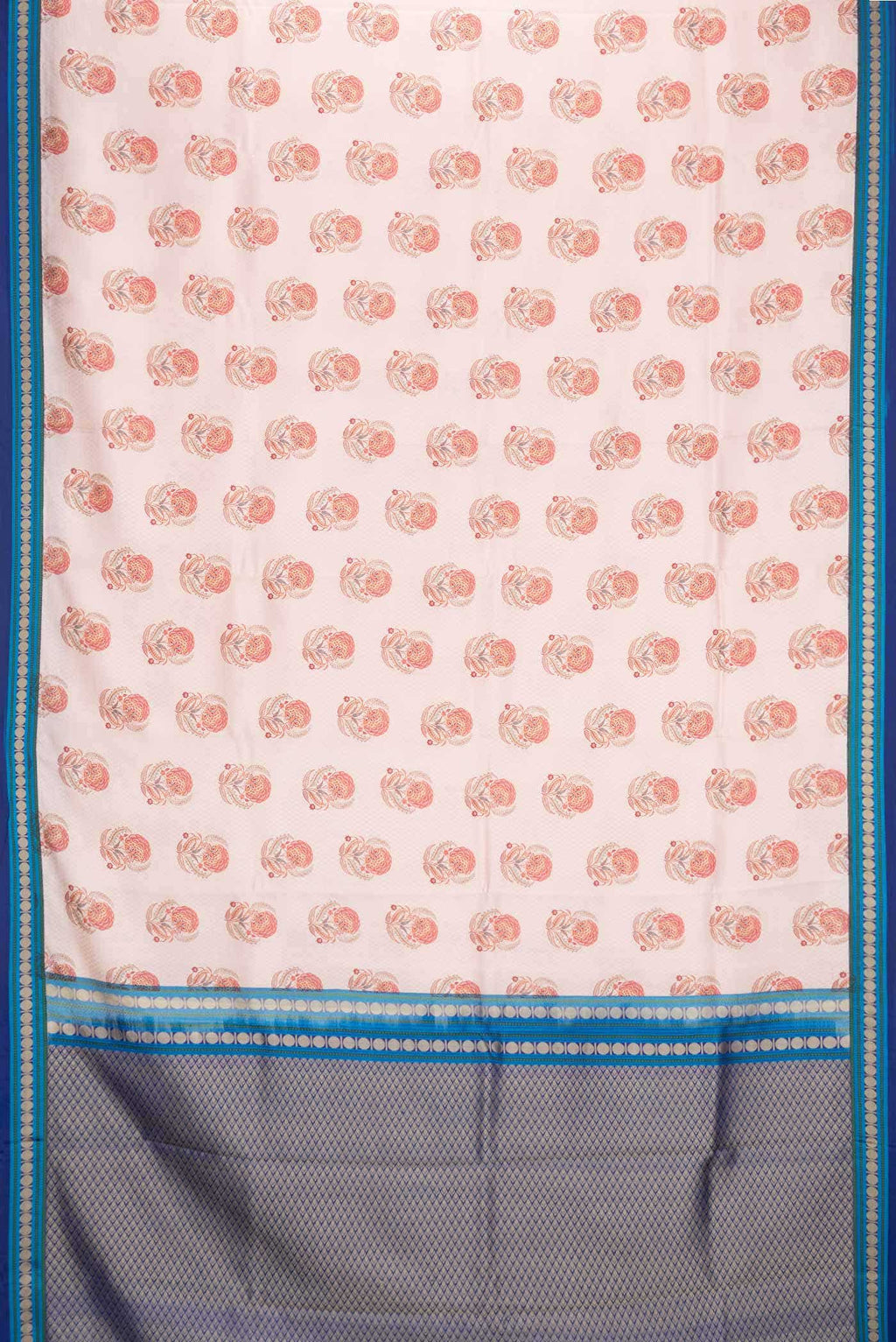 Rose Gold Kanchipuram Silk Saree