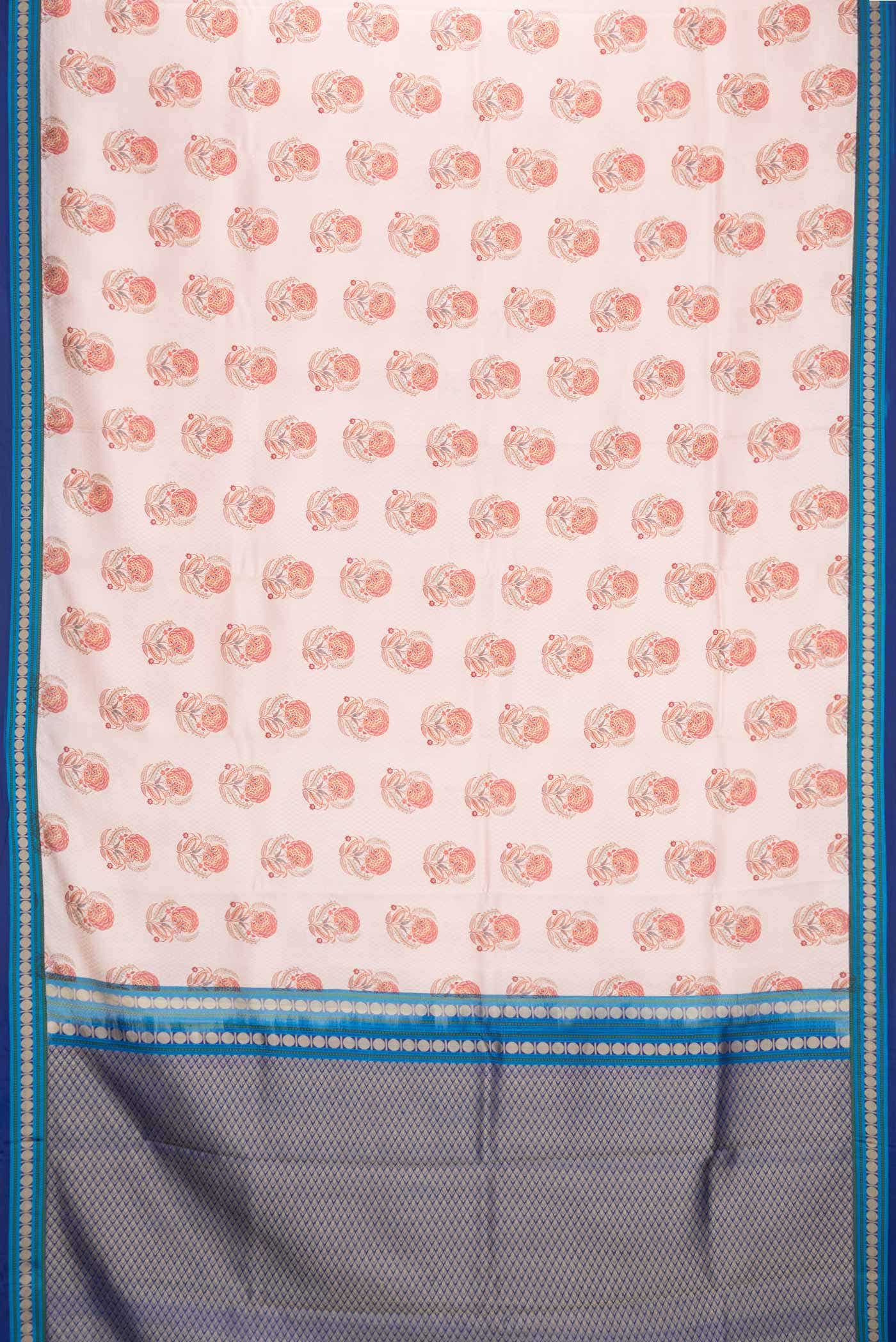 Rose Gold Kanchipuram Silk Saree