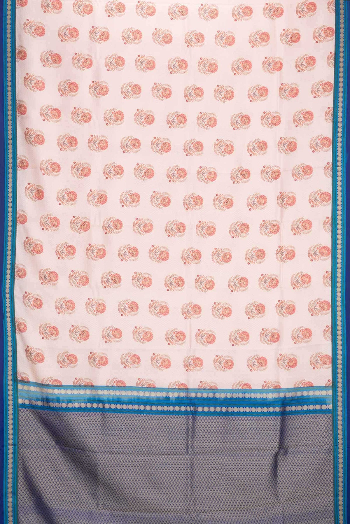 Rose Gold Kanchipuram Silk Saree
