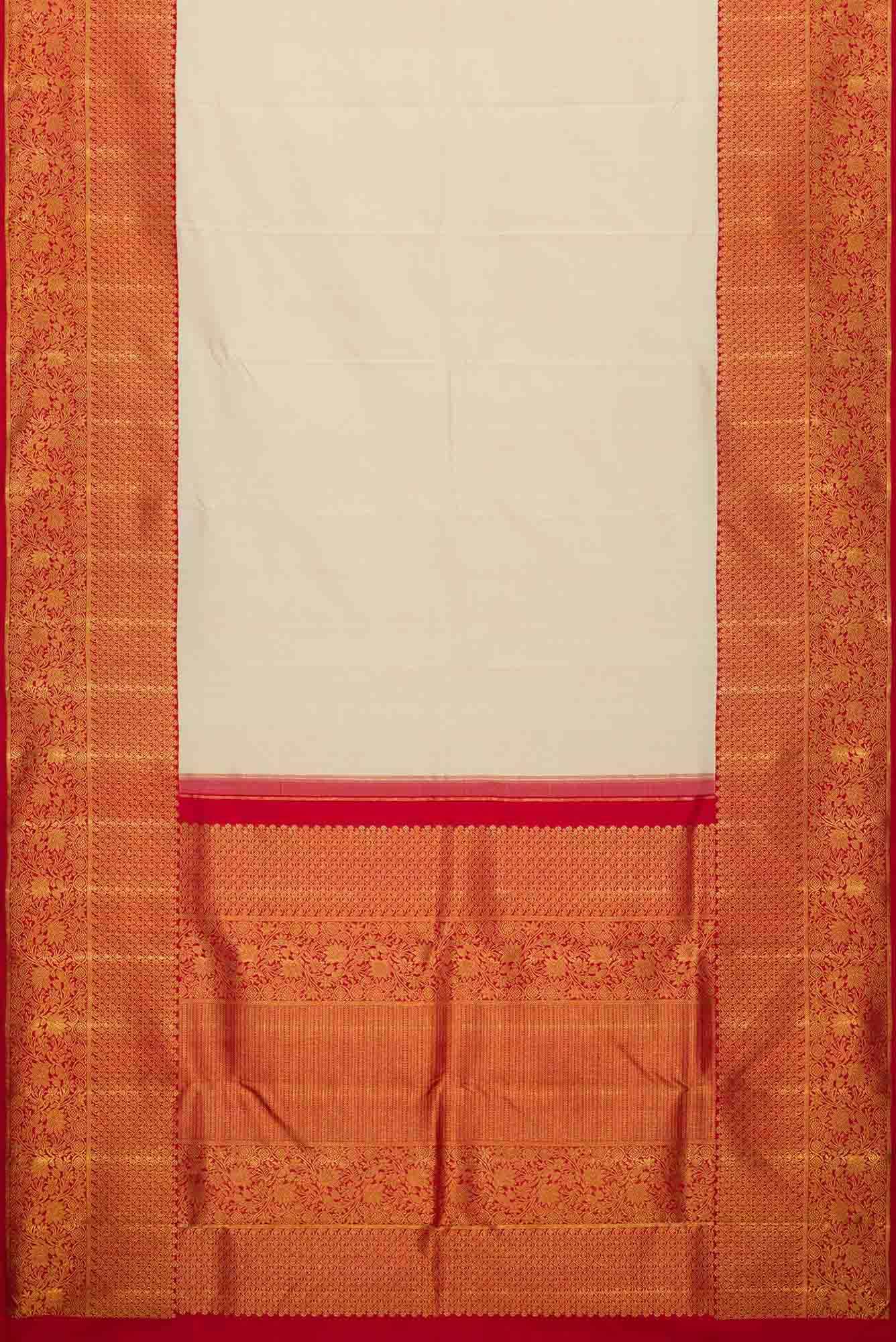 Pure Silk Pure Zari Sandal Dual Tone Kanchipuram Saree