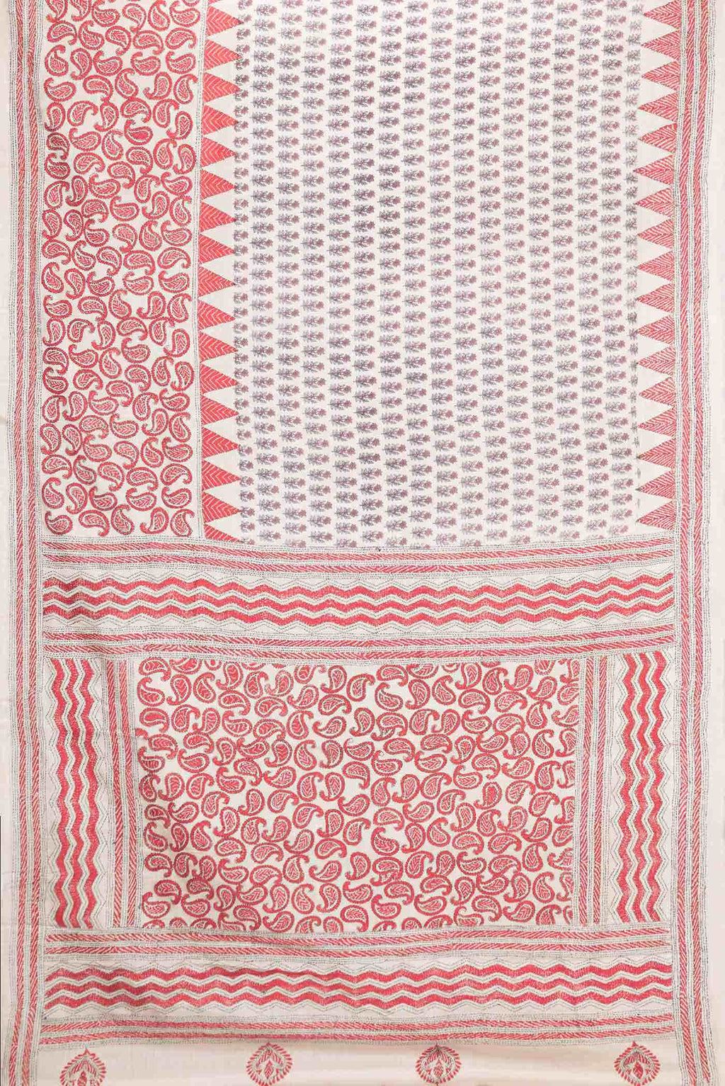 Beige Dual Tone Tussar Silk Saree
