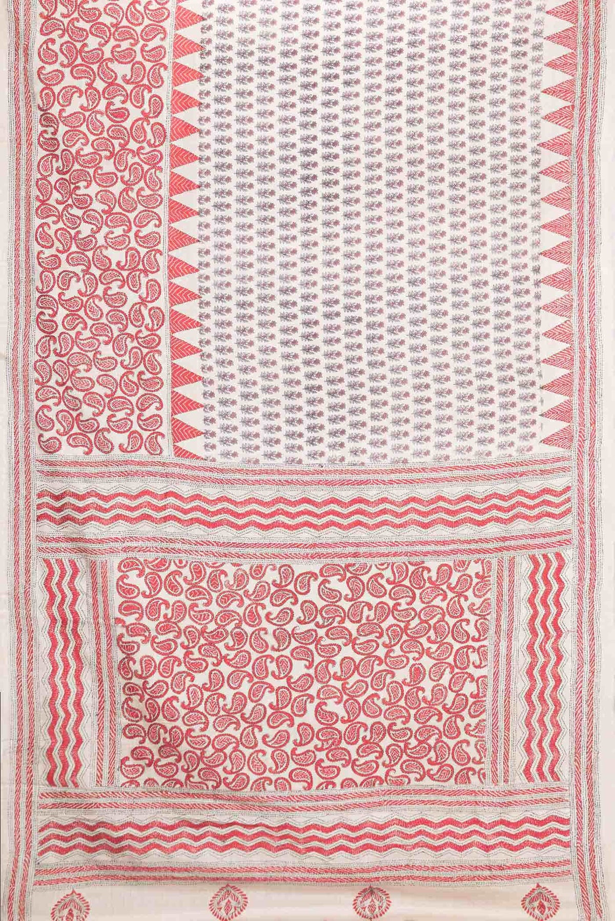 Beige Dual Tone Tussar Silk Saree