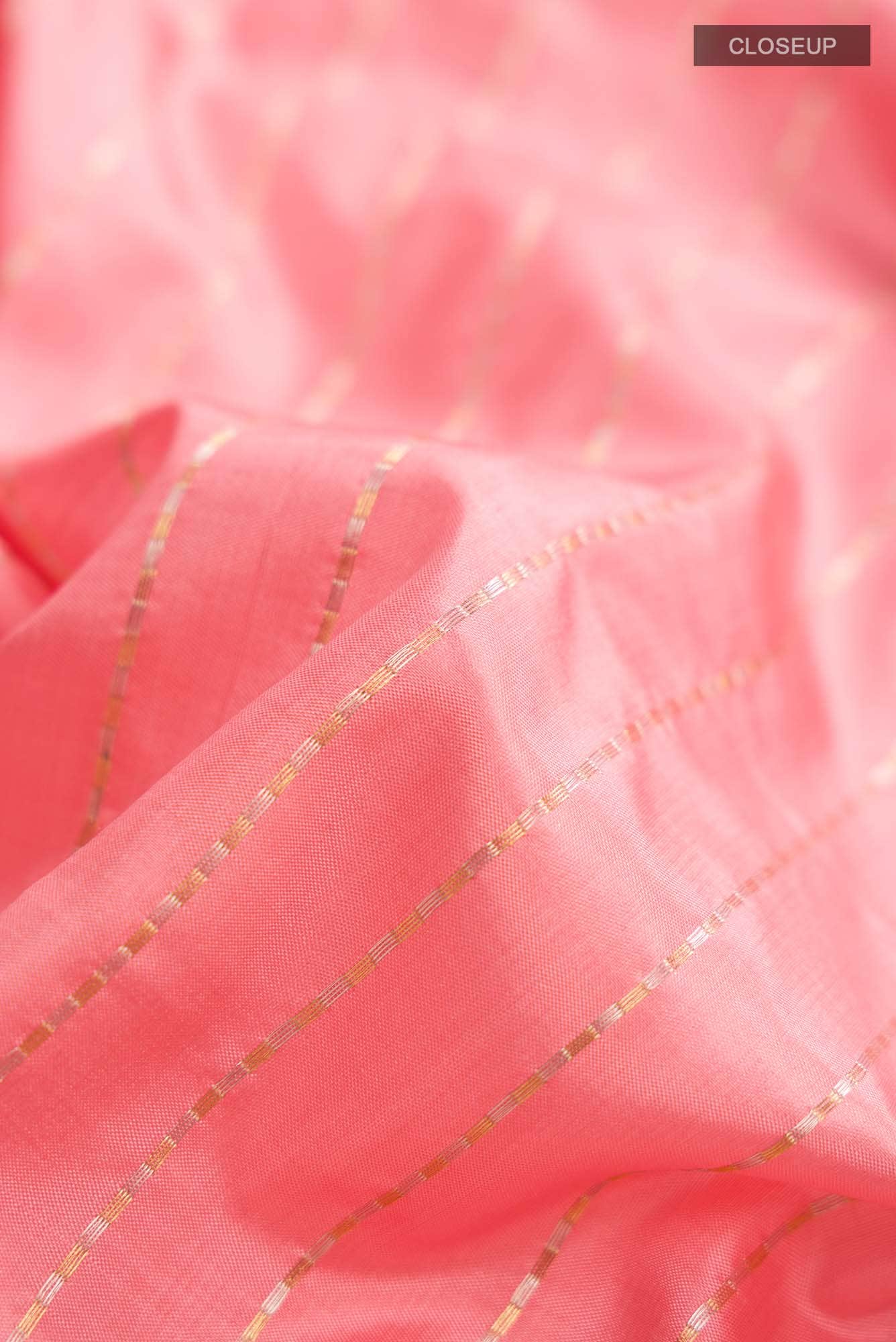 Pink Banarasi Silk Saree