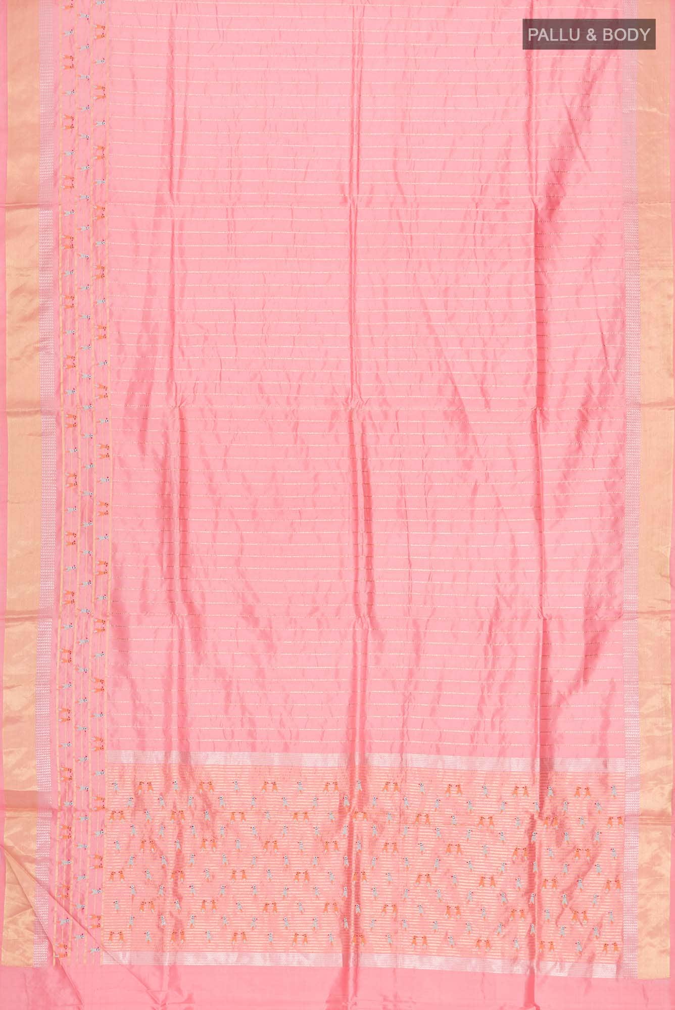 Pink Banarasi Silk Saree