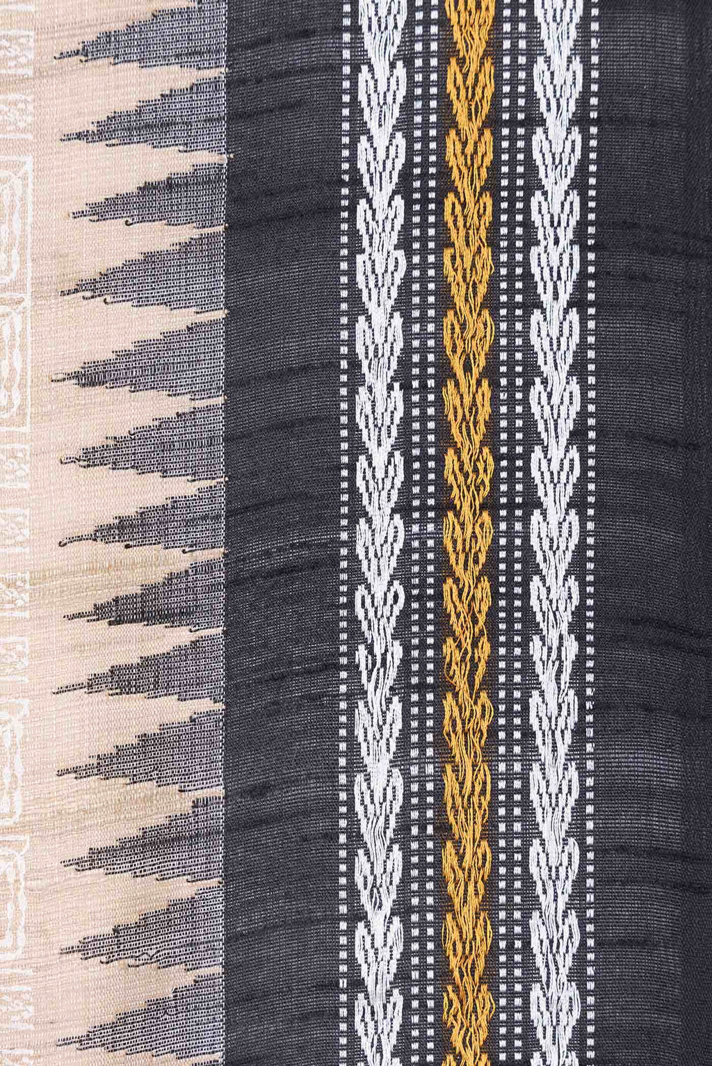 Beige Tussar Silk Saree