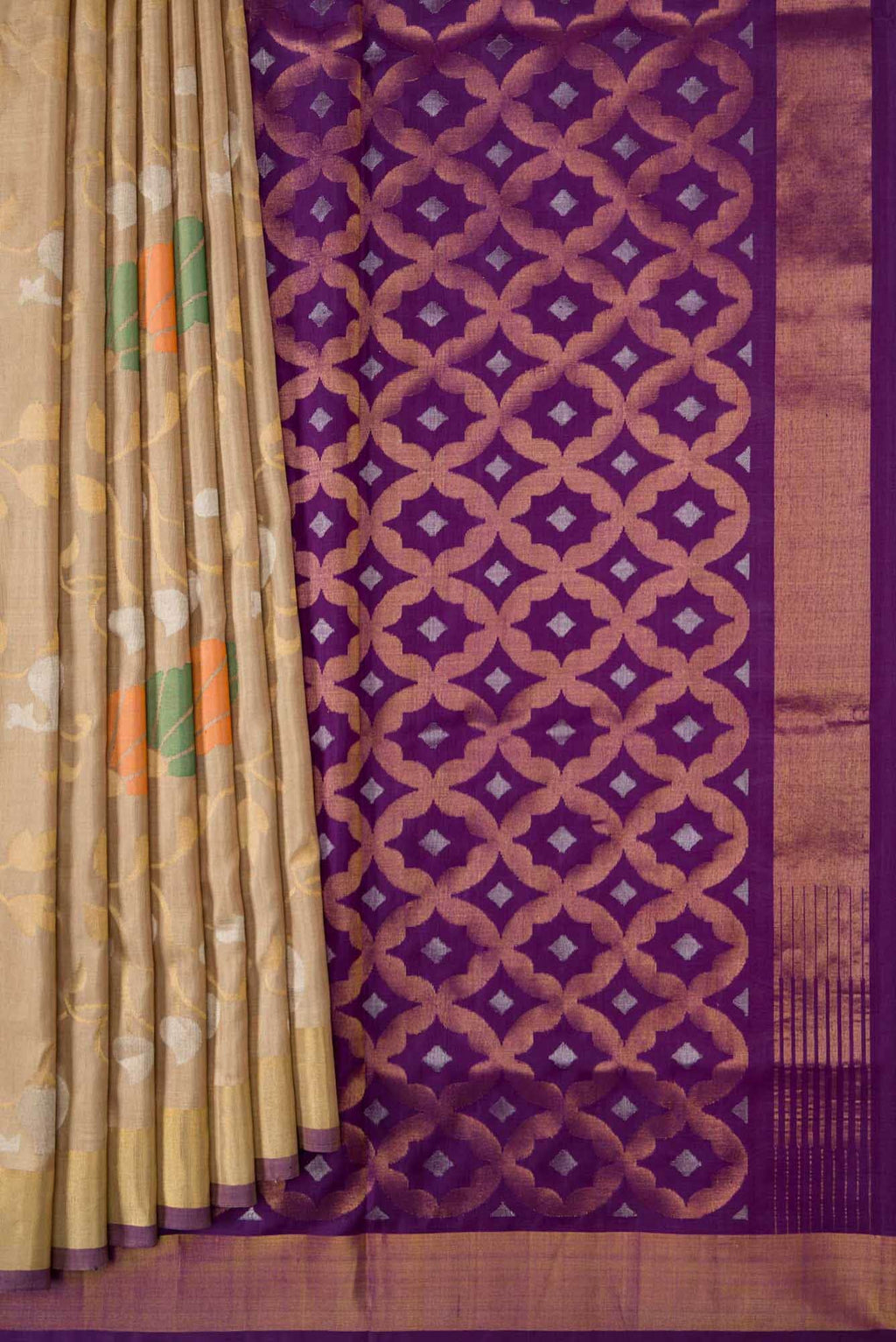 Gold Uppada Silk Saree