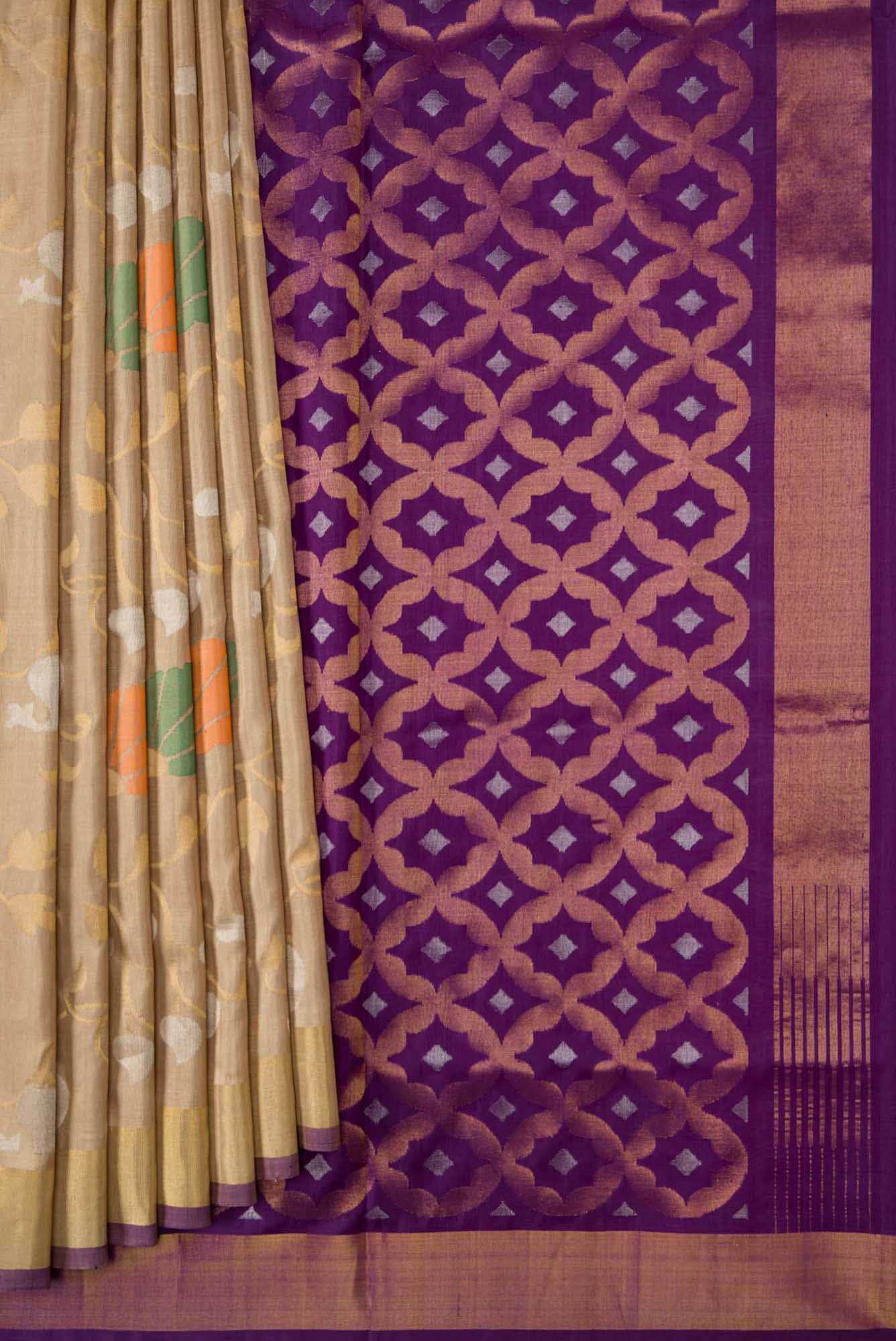 Gold Uppada Silk Saree