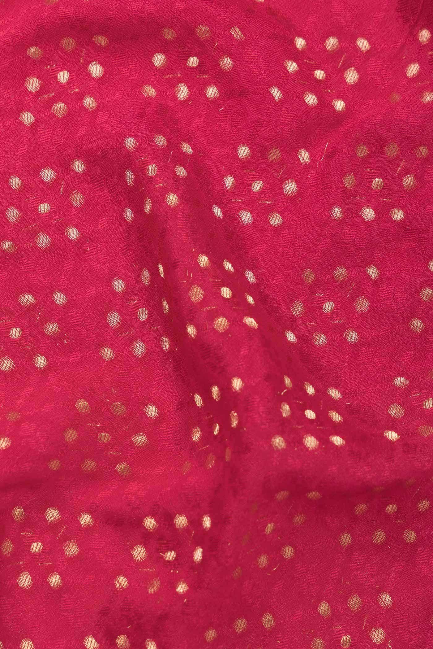 Deep Red Mysore Georgette Saree
