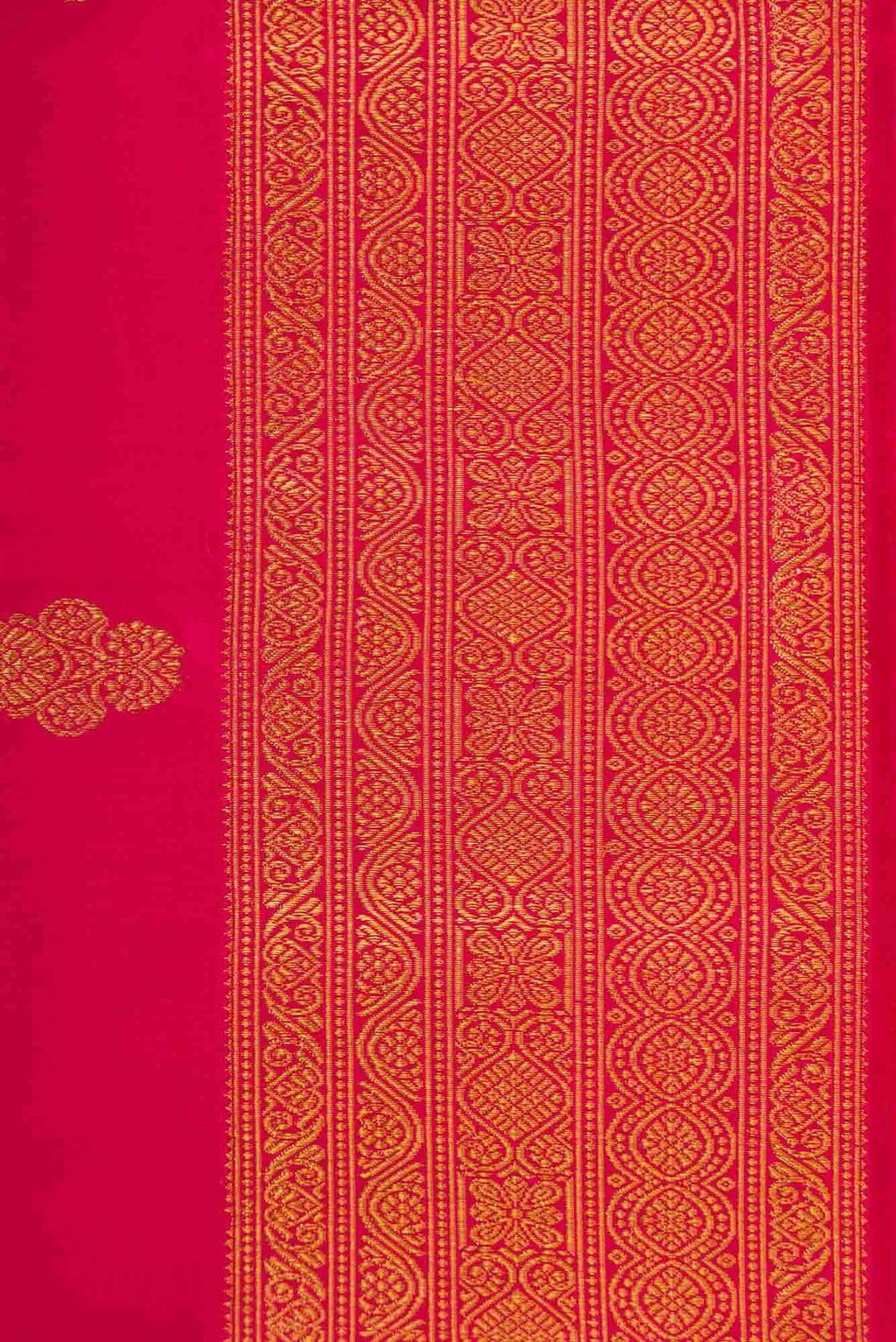 Pure Silk Pure Zari Pink Dual Tone Kanchipuram Saree