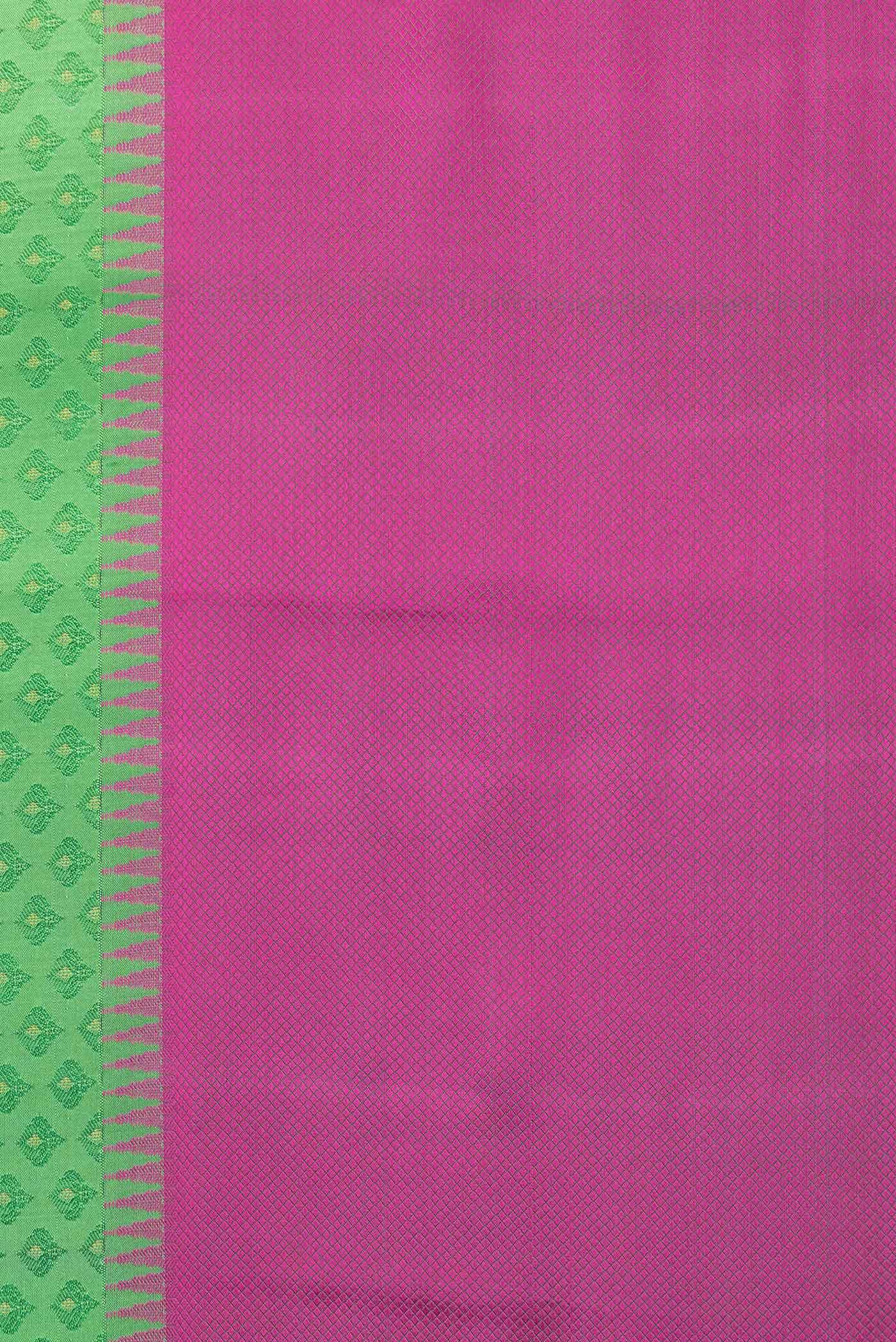 Green Dual Tone Kanchipuram Silk Saree