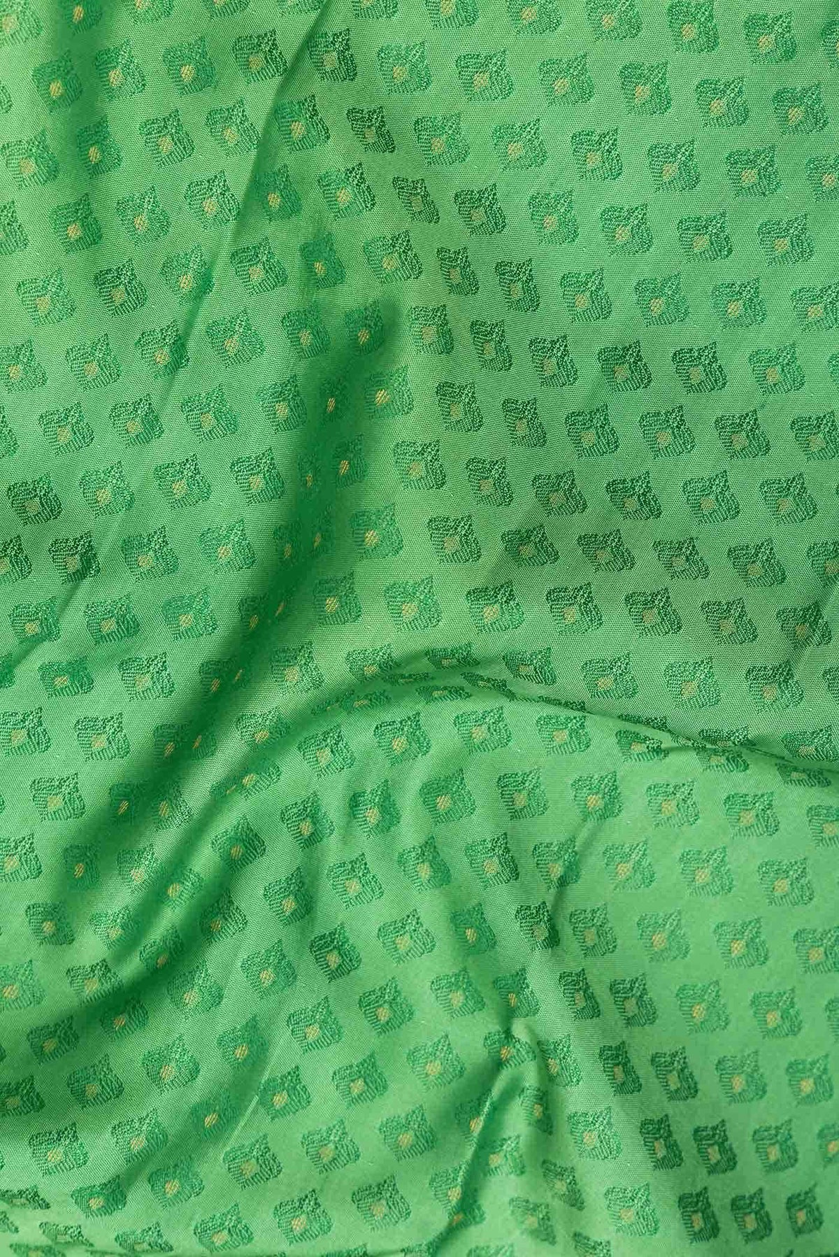 Green Dual Tone Kanchipuram Silk Saree