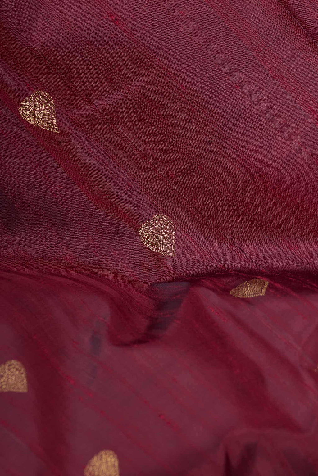 Maroon Dual Tone Kanchipuram Silk Saree