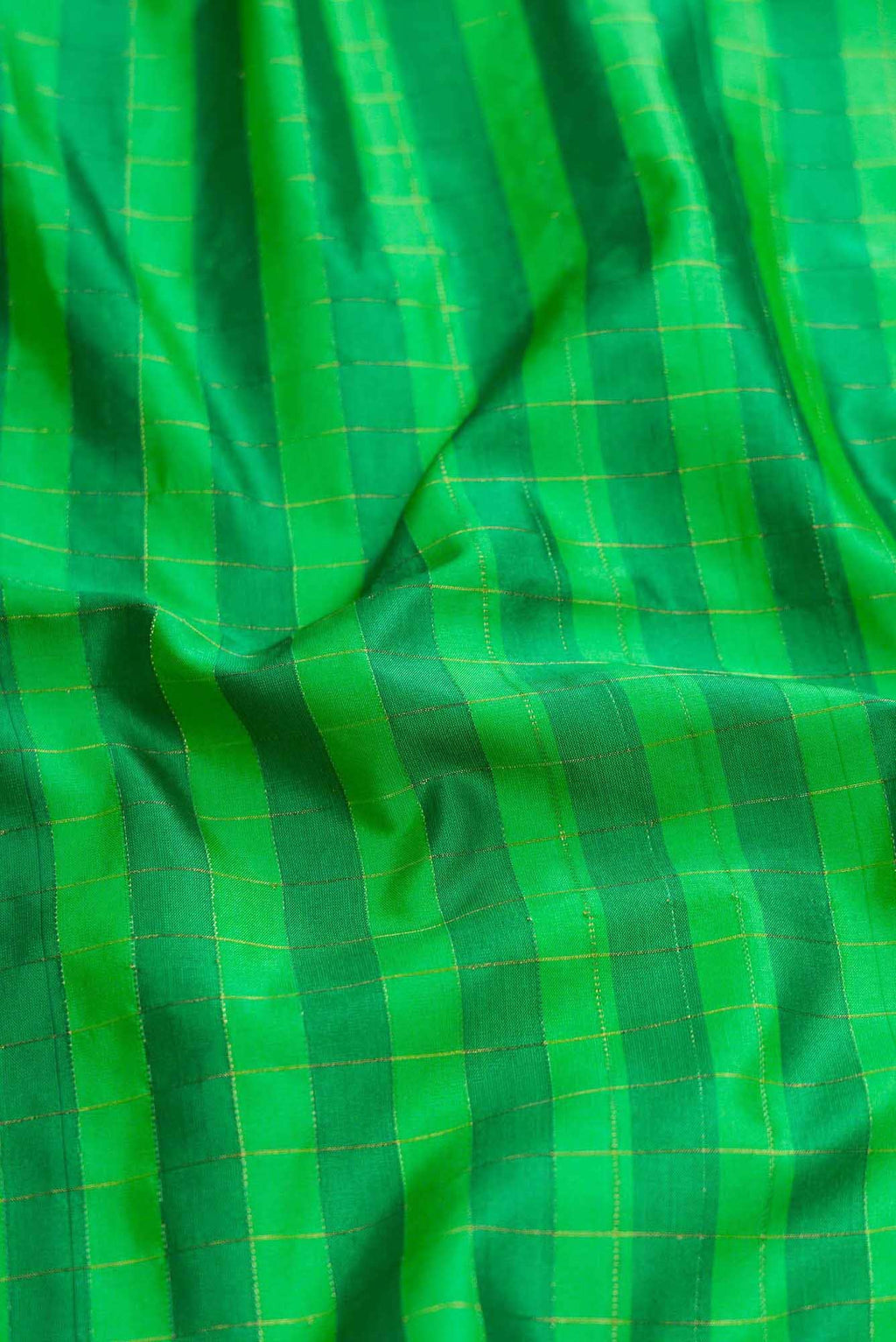 Green Dual Tone Kanchipuram Silk Saree