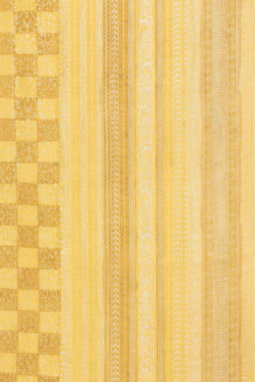Mustard Dual Tone Banarasi Georgette Saree
