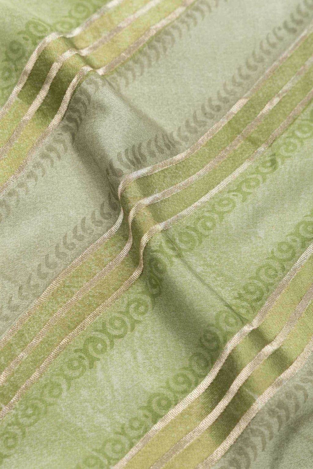 Green Dual Tone Banarasi Georgette Saree