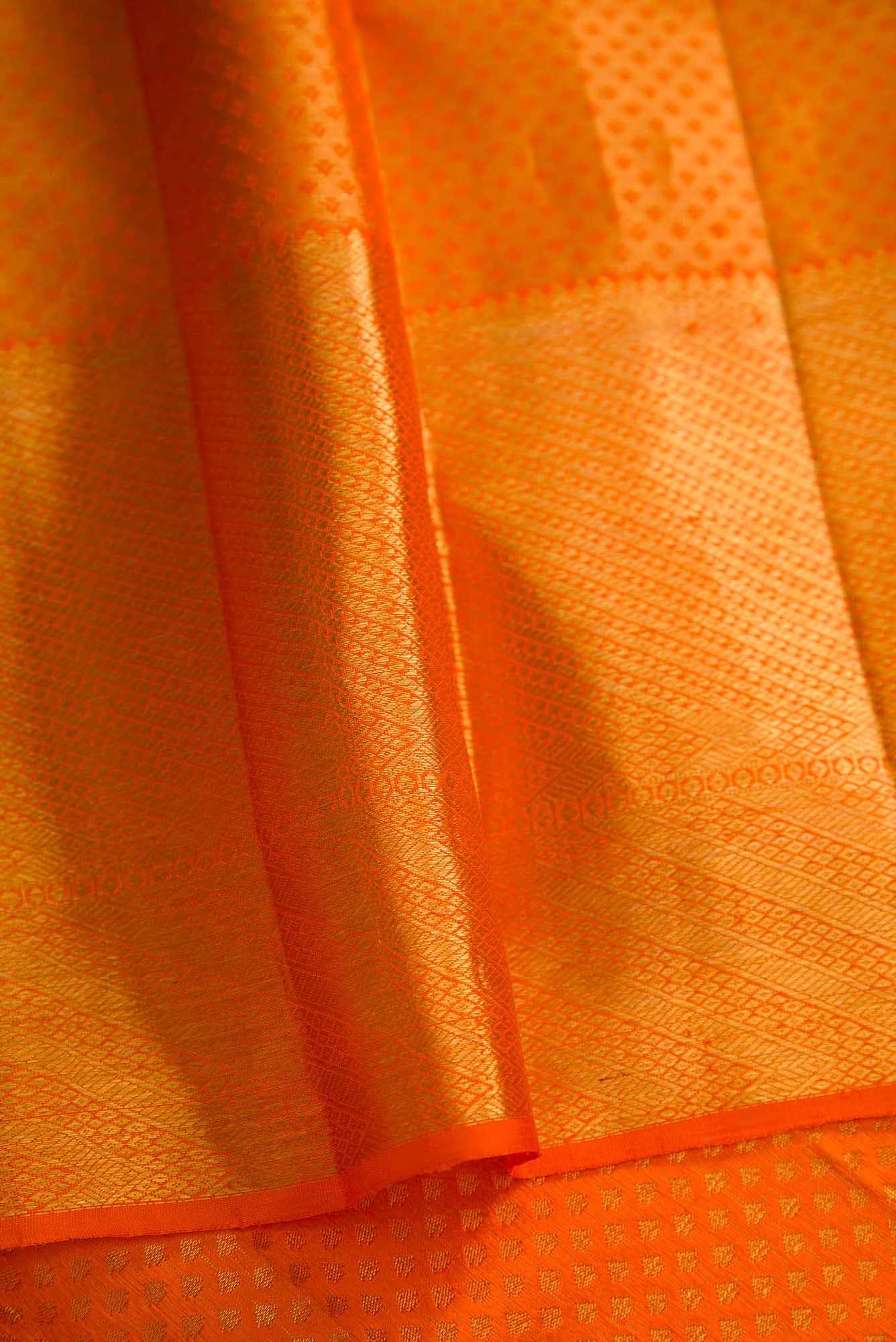 Lavender Kanchipuram Tissue Silk Saree