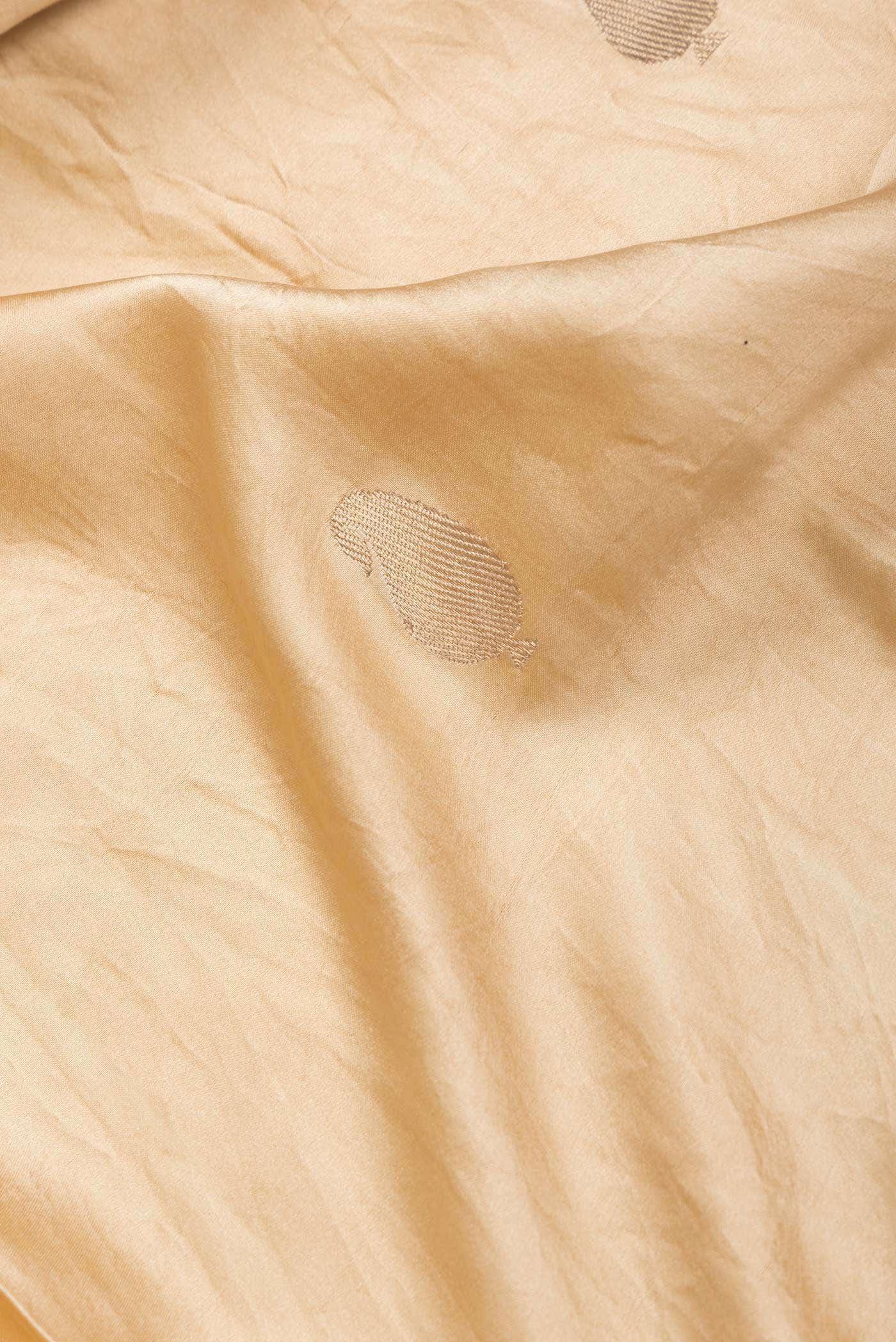 Sandal Satin Crepe Saree
