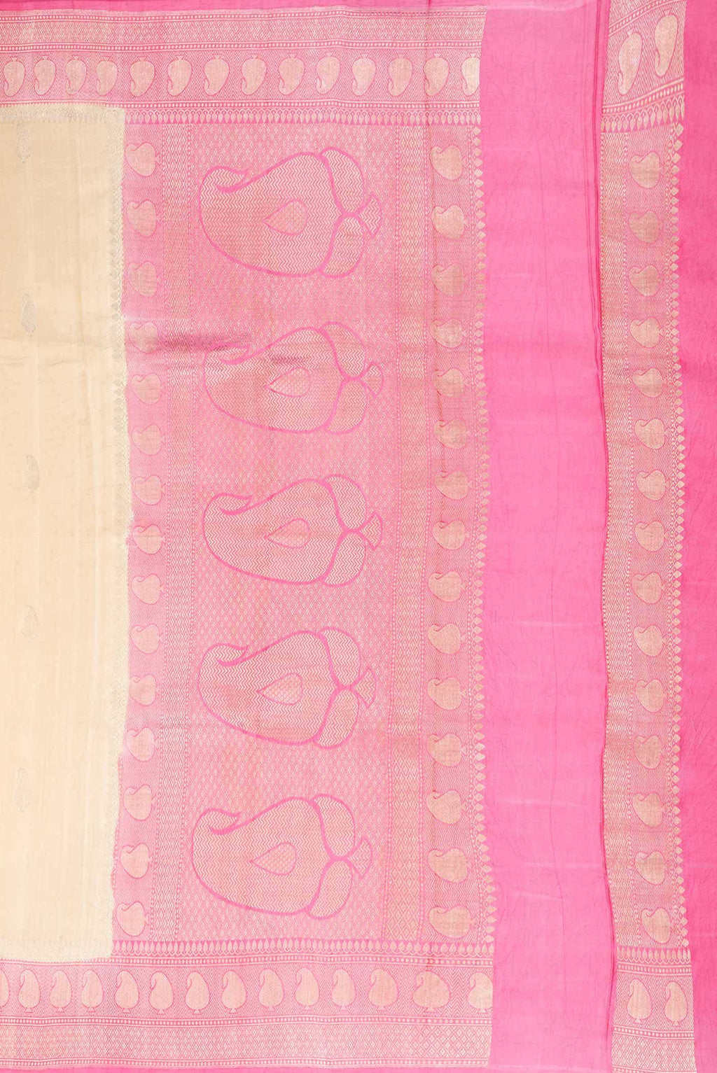 Sandal Satin Crepe Saree