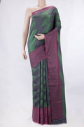Grey Dual Tone Tussar Silk Saree