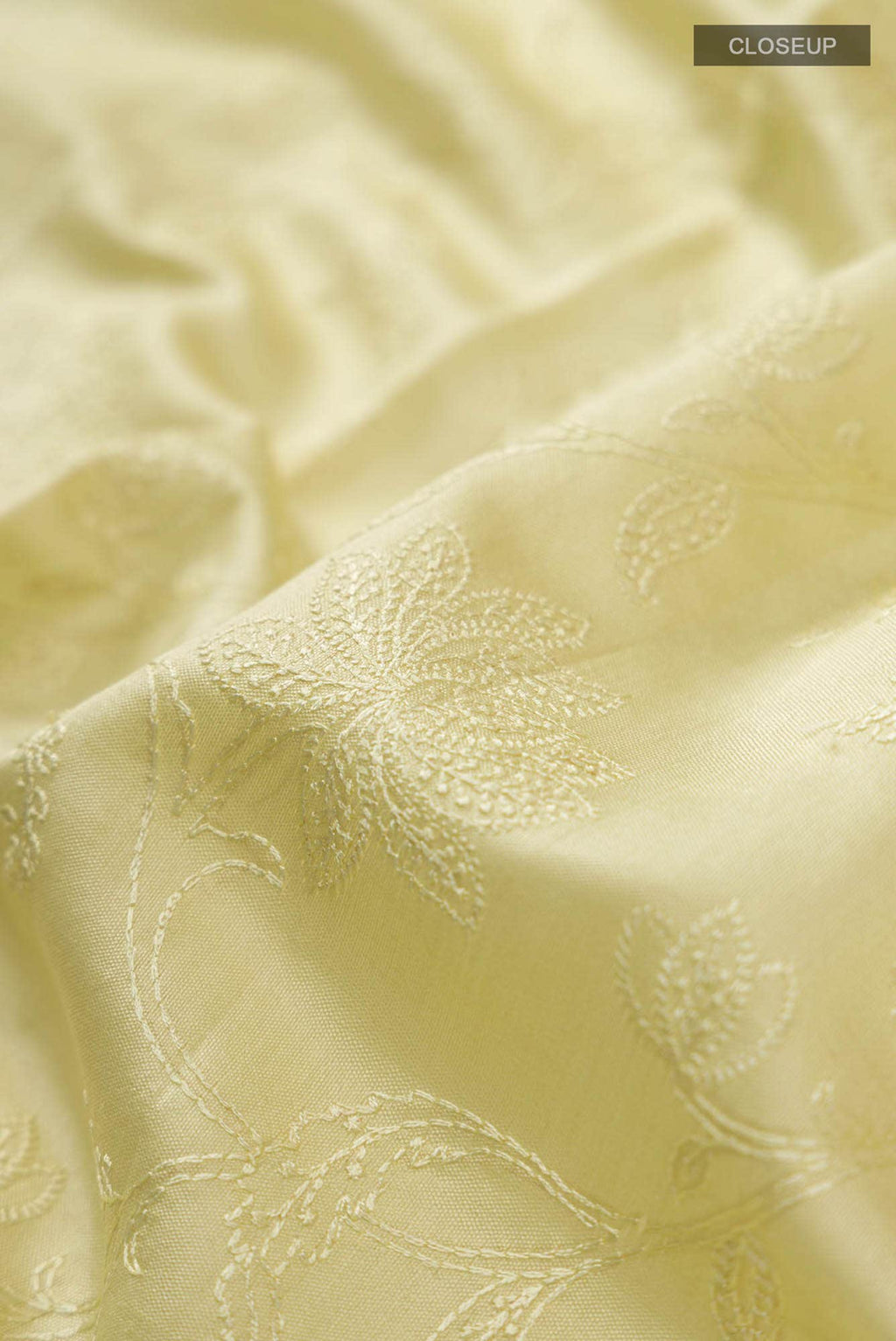 Yellow Bhagalpuri Tussar Silk Saree