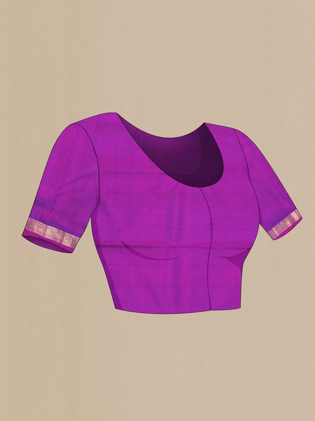 Pure Silk Pure Zari Sea Green Dual Tone Kanchipuram Saree