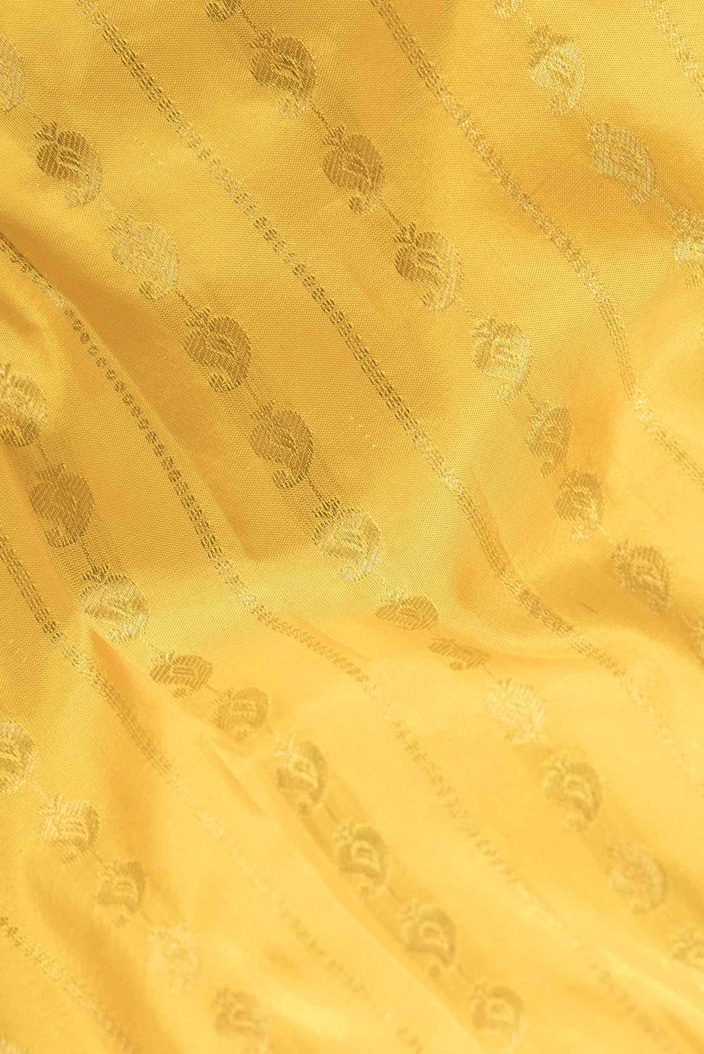 Yellow Dual Tone Paithani Silk Saree