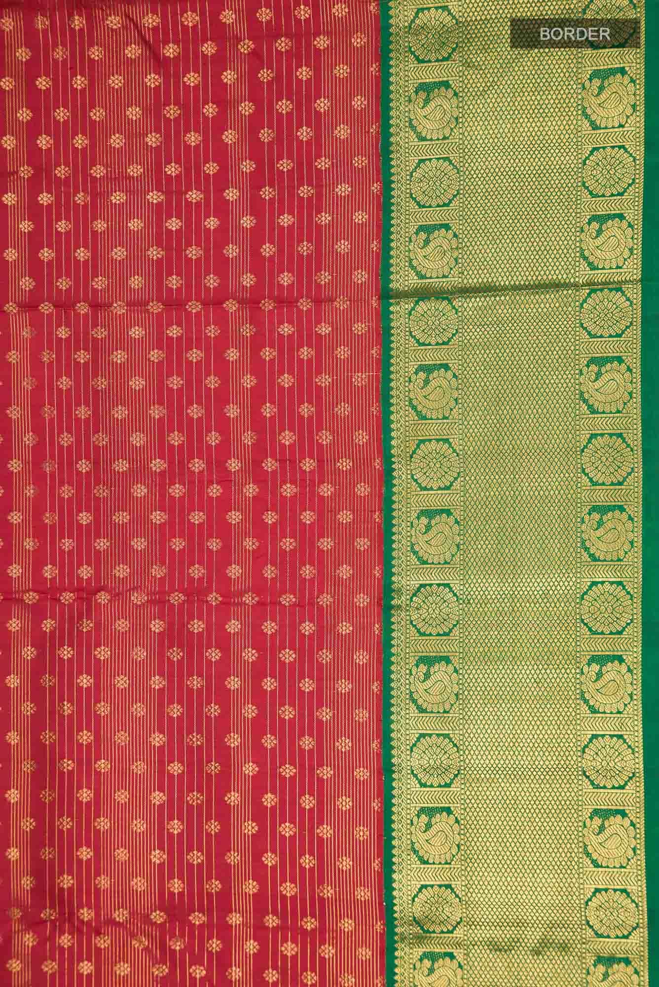 Red Kanchipuram Silk Saree