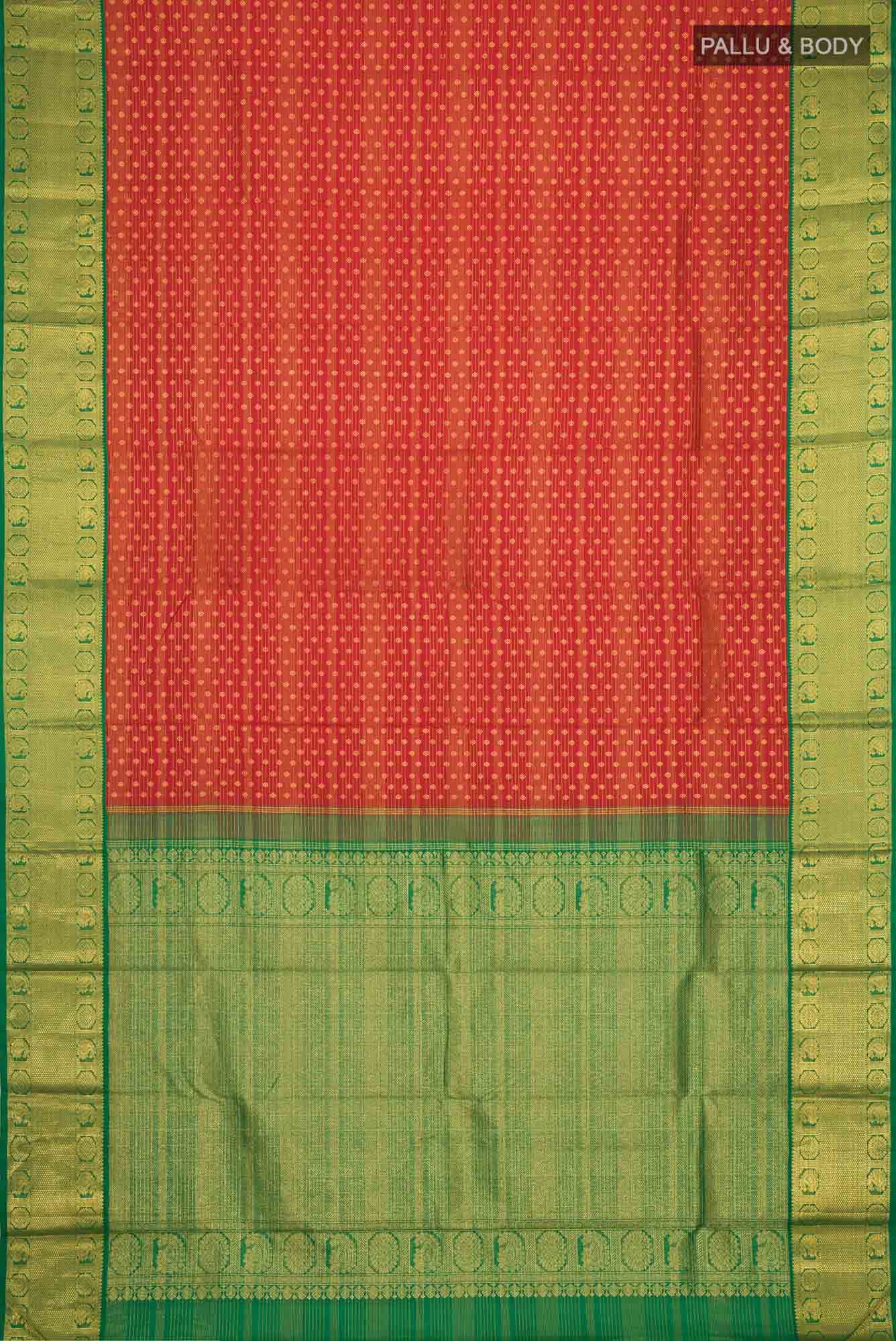 Red Kanchipuram Silk Saree