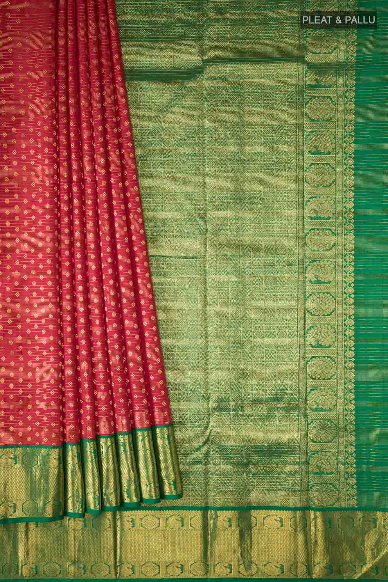 Red Kanchipuram Silk Saree