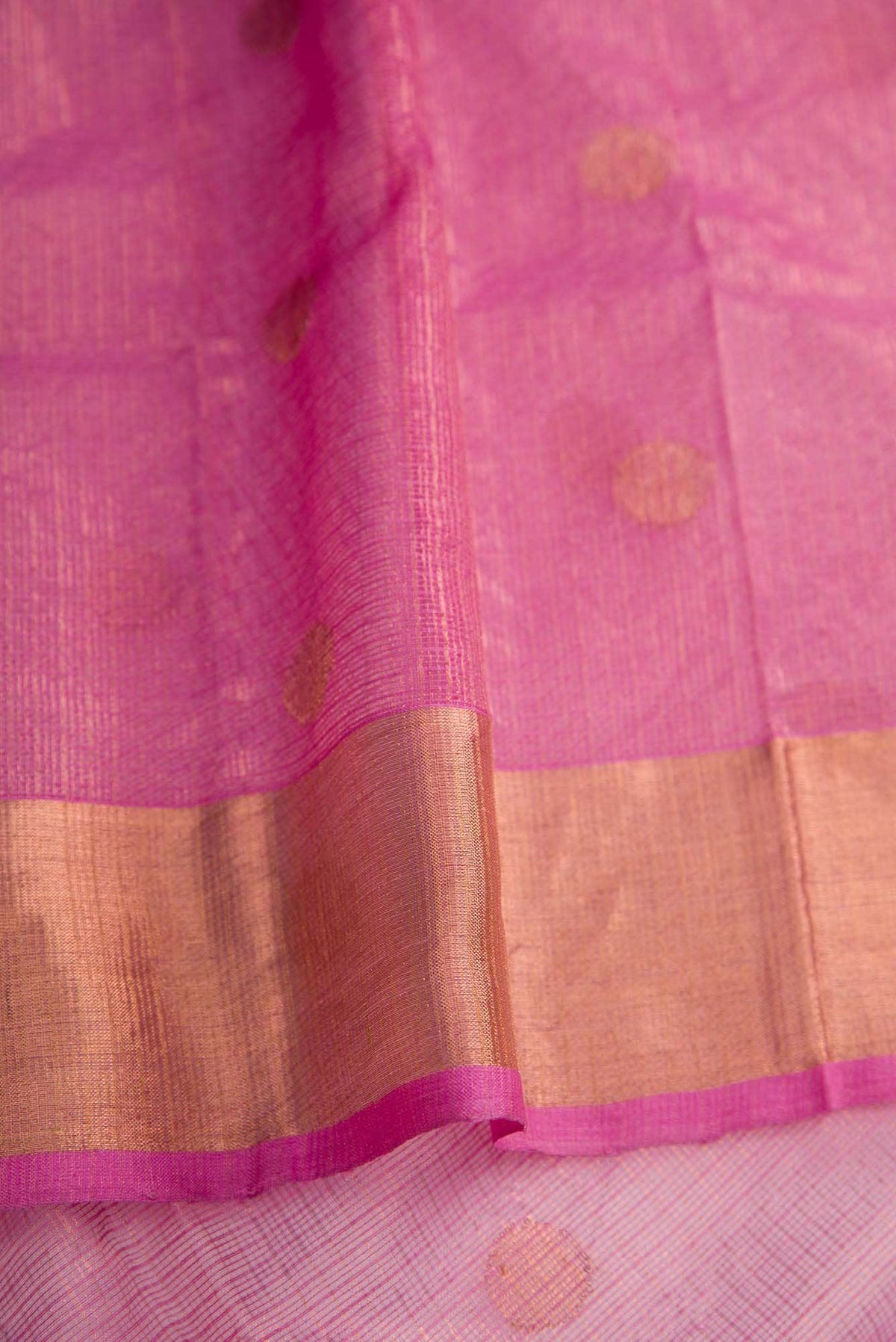 Pure Silk Pure Zari Blue Grey Dual Tone Kota Saree