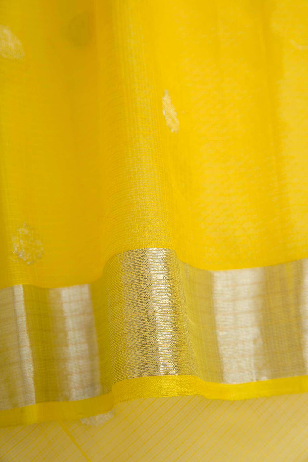 Pista Green Kota Silk Saree