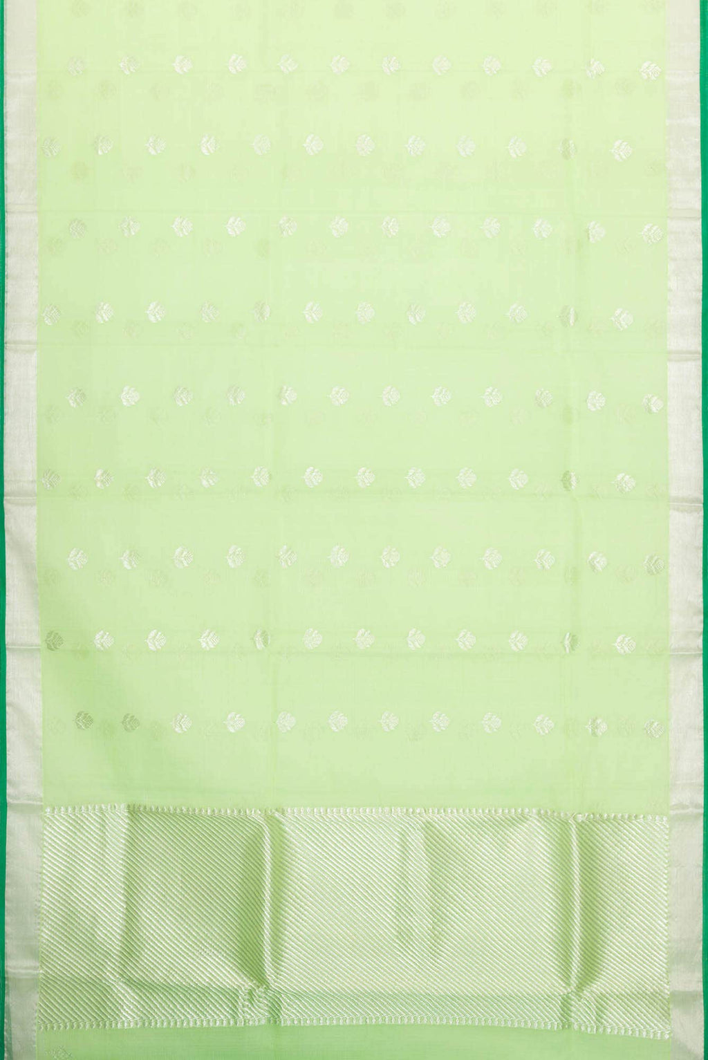 Pista Green Dual Tone Kota Silk Saree