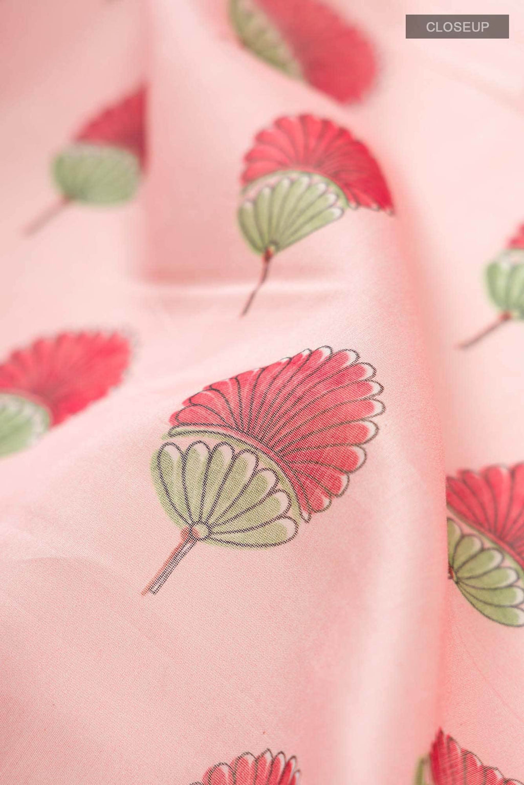 Peach Silk Cotton Saree