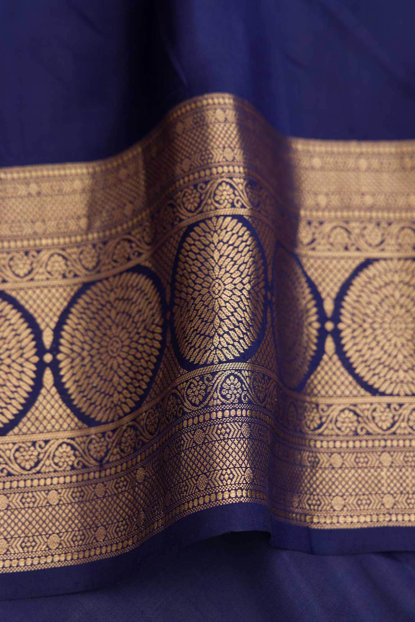Beige Dual Tone Kanchipuram Silk Saree