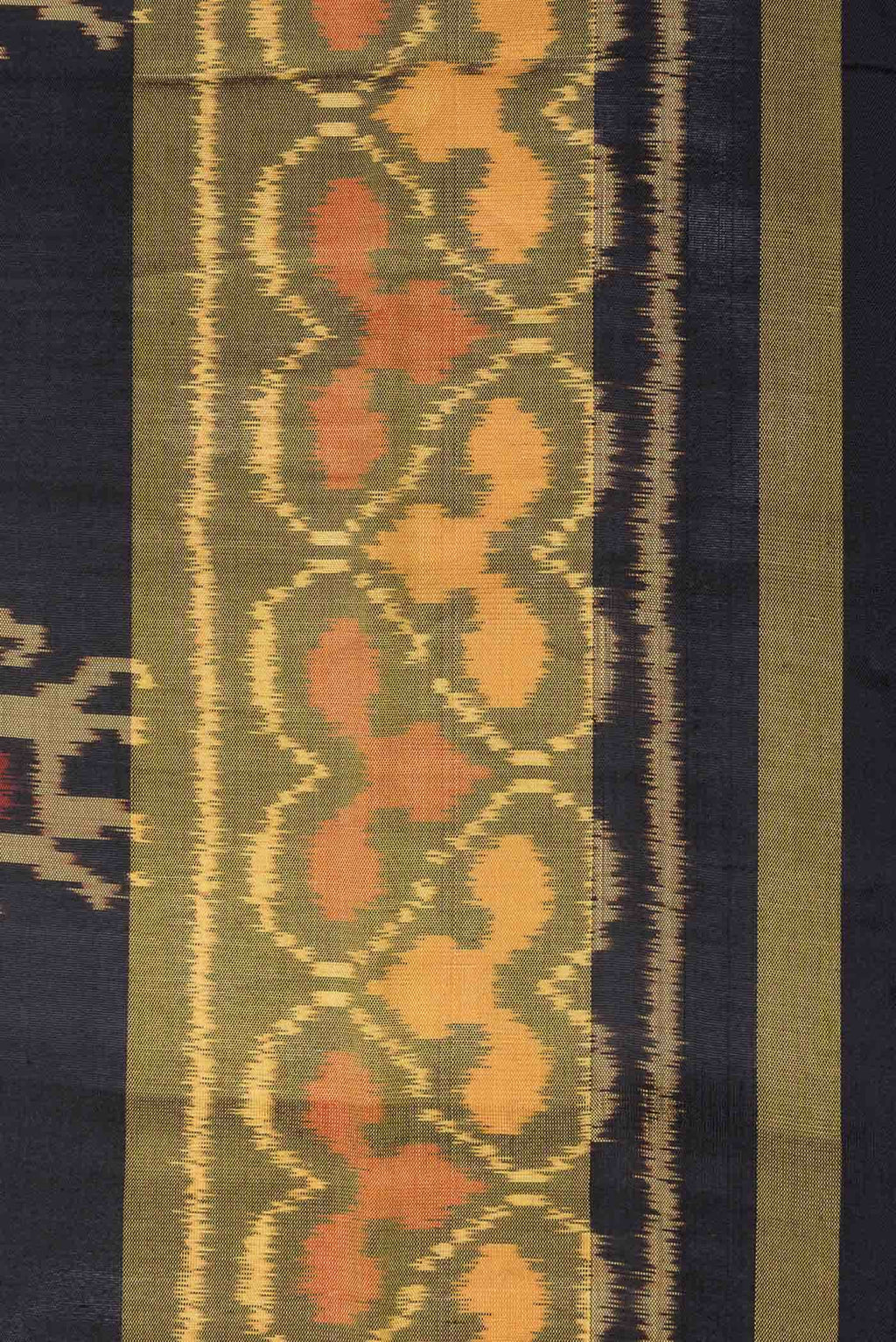 Black Rajkot Patola Silk Saree